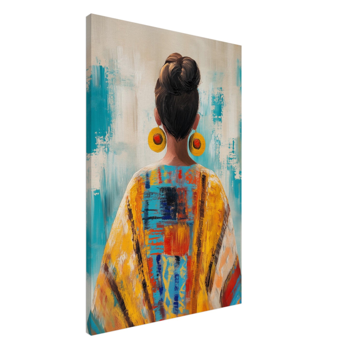 Farbige Anmut Leinwand 60x90 cm - Pixara