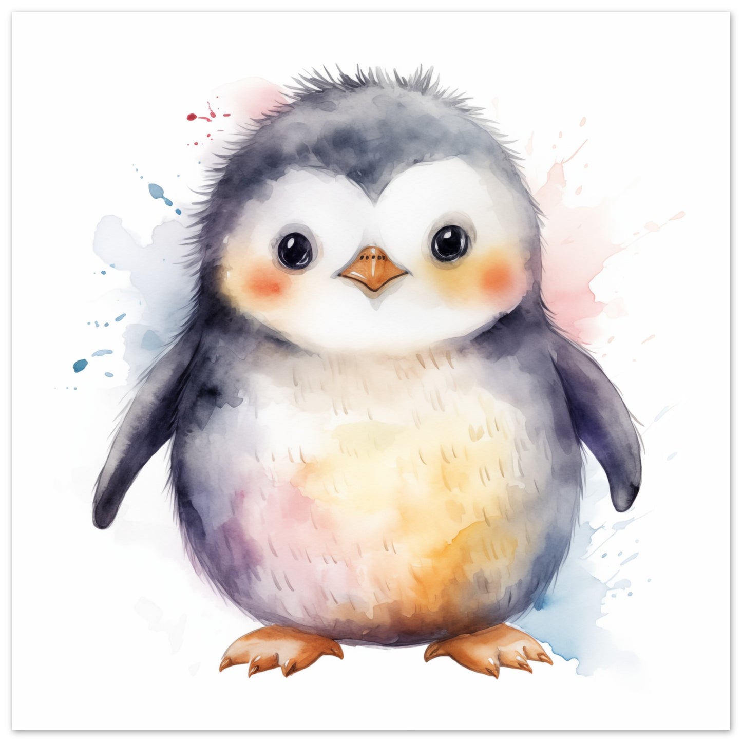 Pinguin "Pippa" Poster 30x30 cm - Pixara