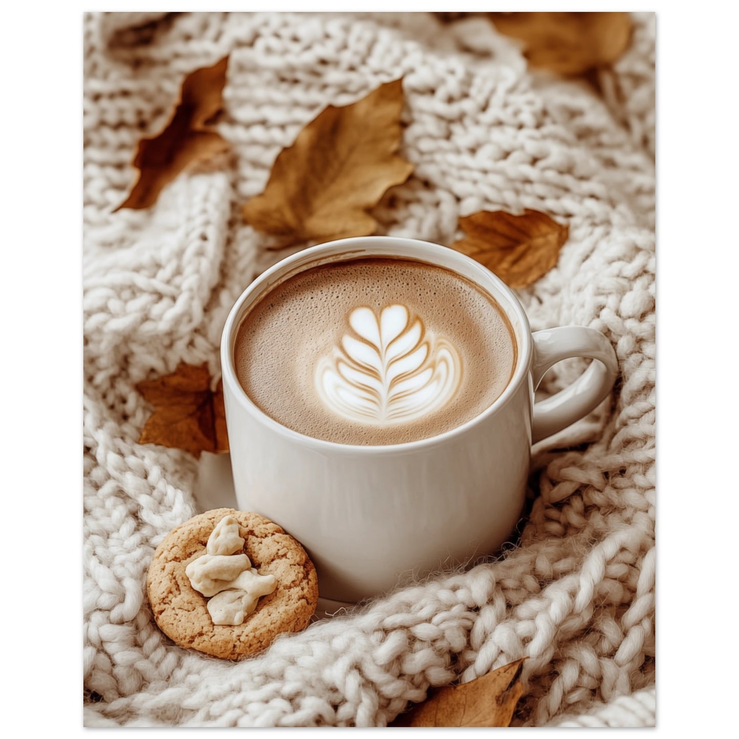 Cozy Autumn Coffee Moment 20x25 cm - Pixara