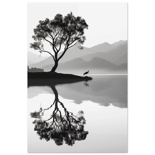 Reflexionen der Einsamkeit Poster 60x90 cm - Pixara