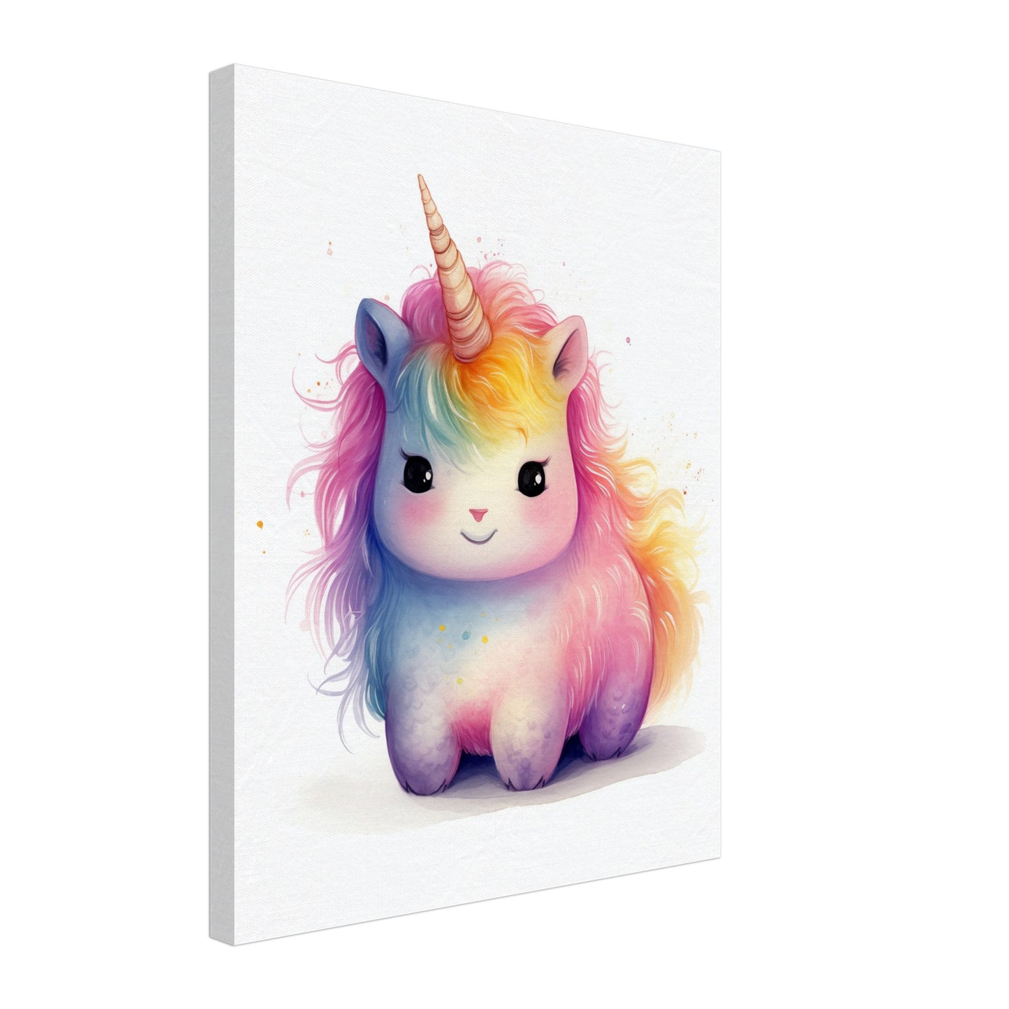 Einhorn "Luna" Leinwand 40x50 cm - Pixara
