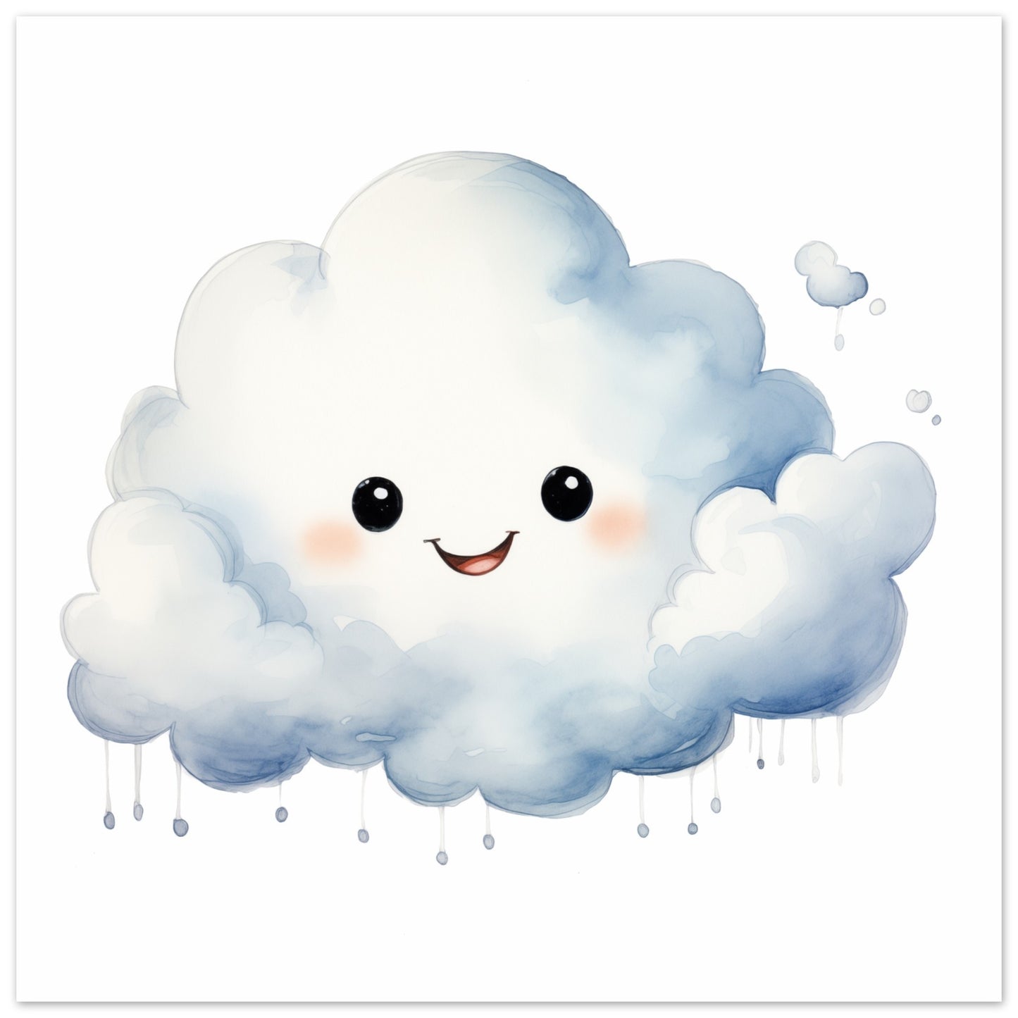 Clara, die Wolke Poster 25x25 cm - Pixara