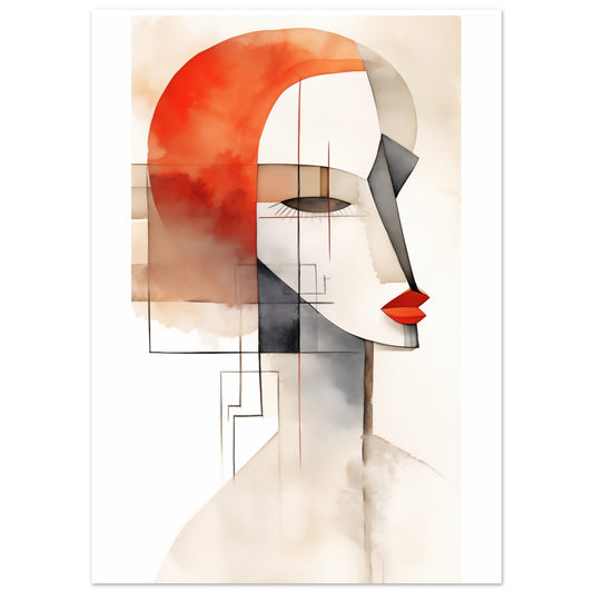 Contemplative Vision Poster 50x70 cm - Pixara