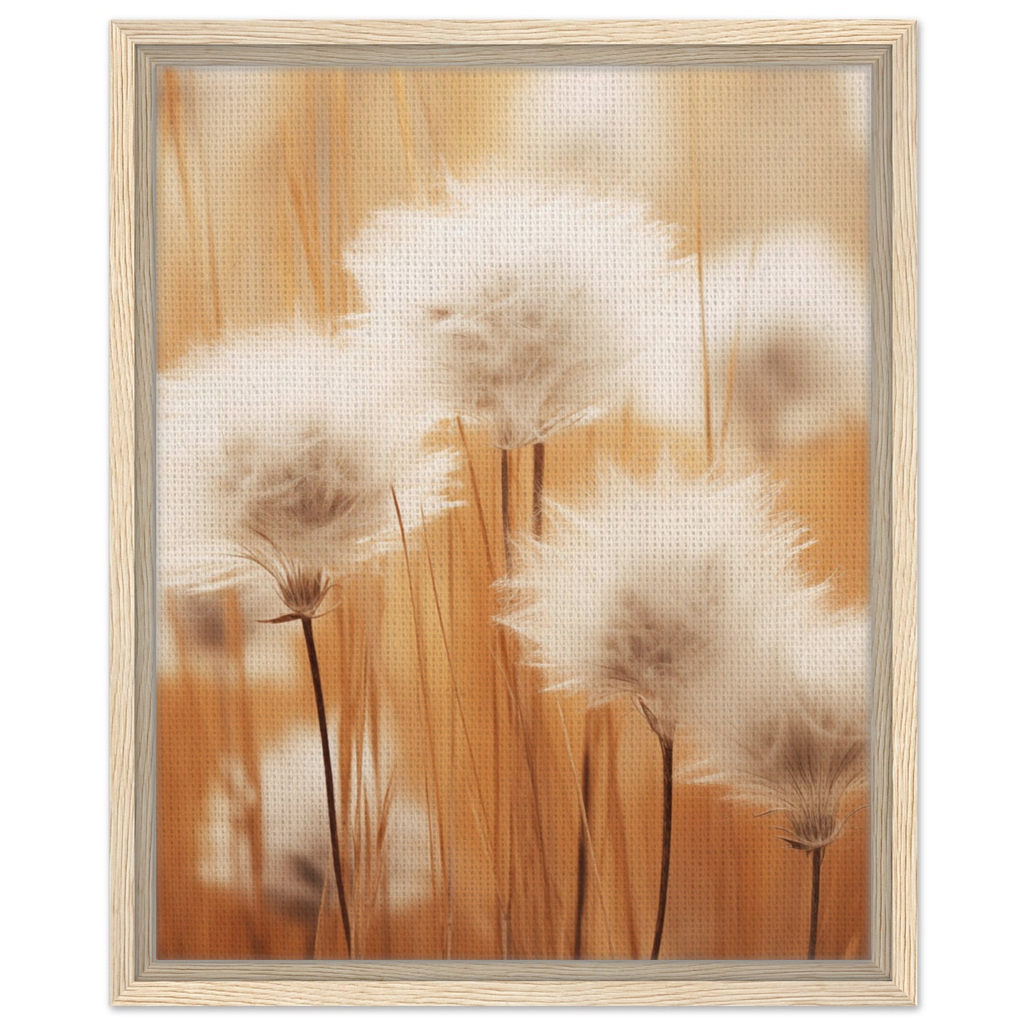 Cotton Calm | Gerahmte Leinwand Holzrahmen 40x50 cm - Pixara