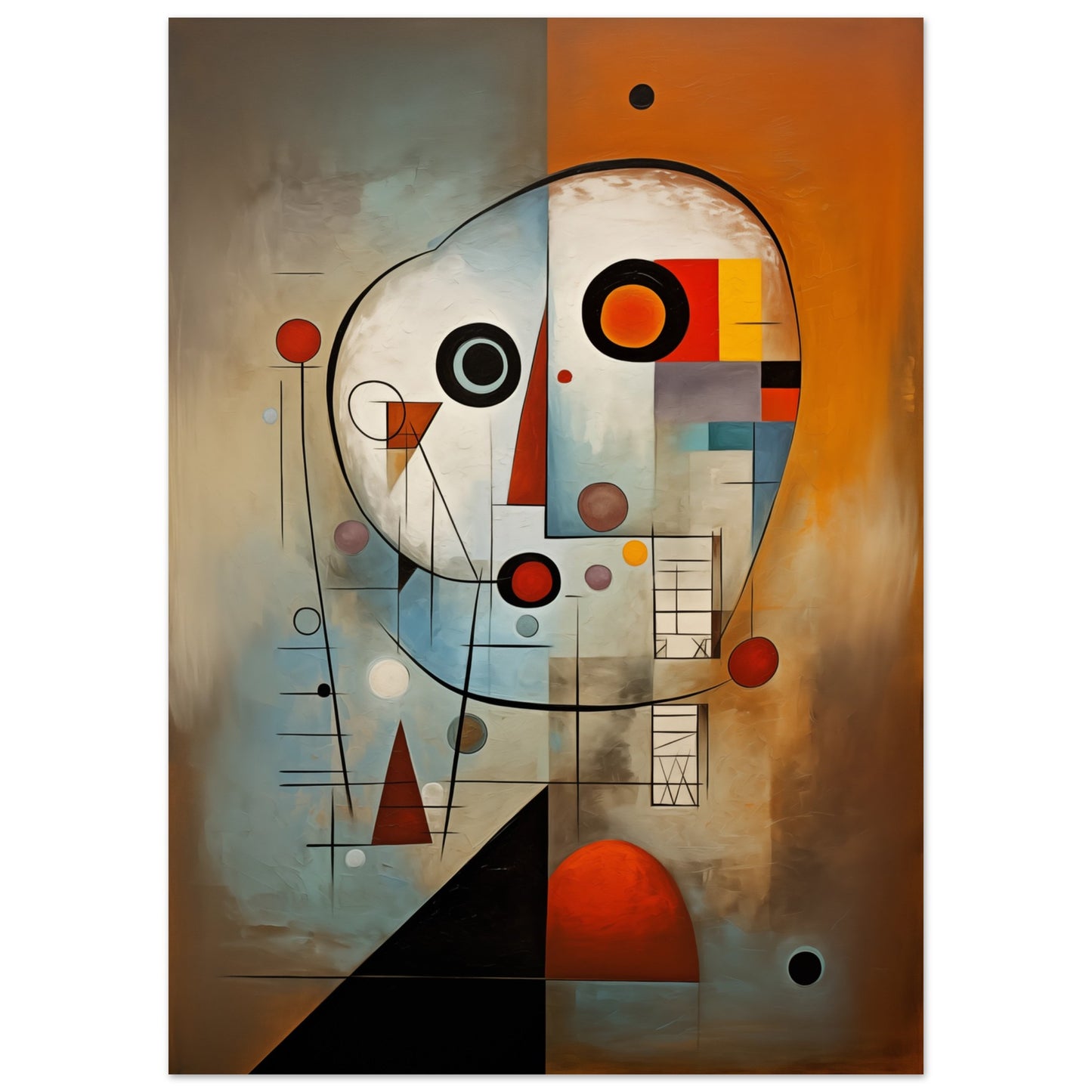 Abstrakte Reflexionen Poster 50x70 cm - Pixara