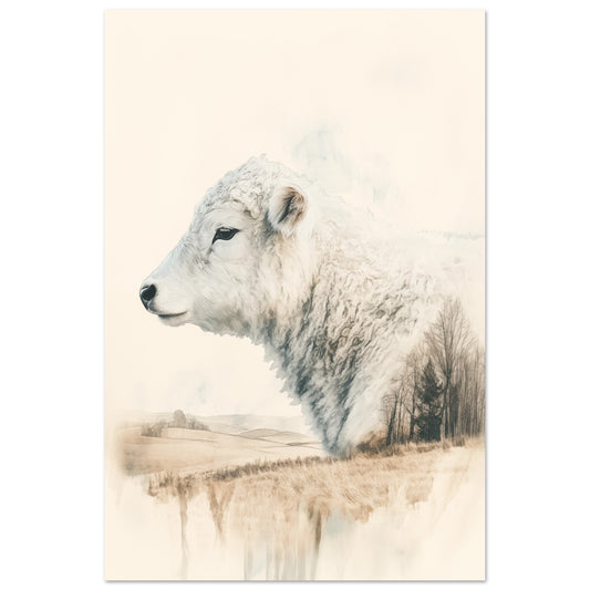 Galloway in Doppelbelichtung 60x90 cm - Pixara