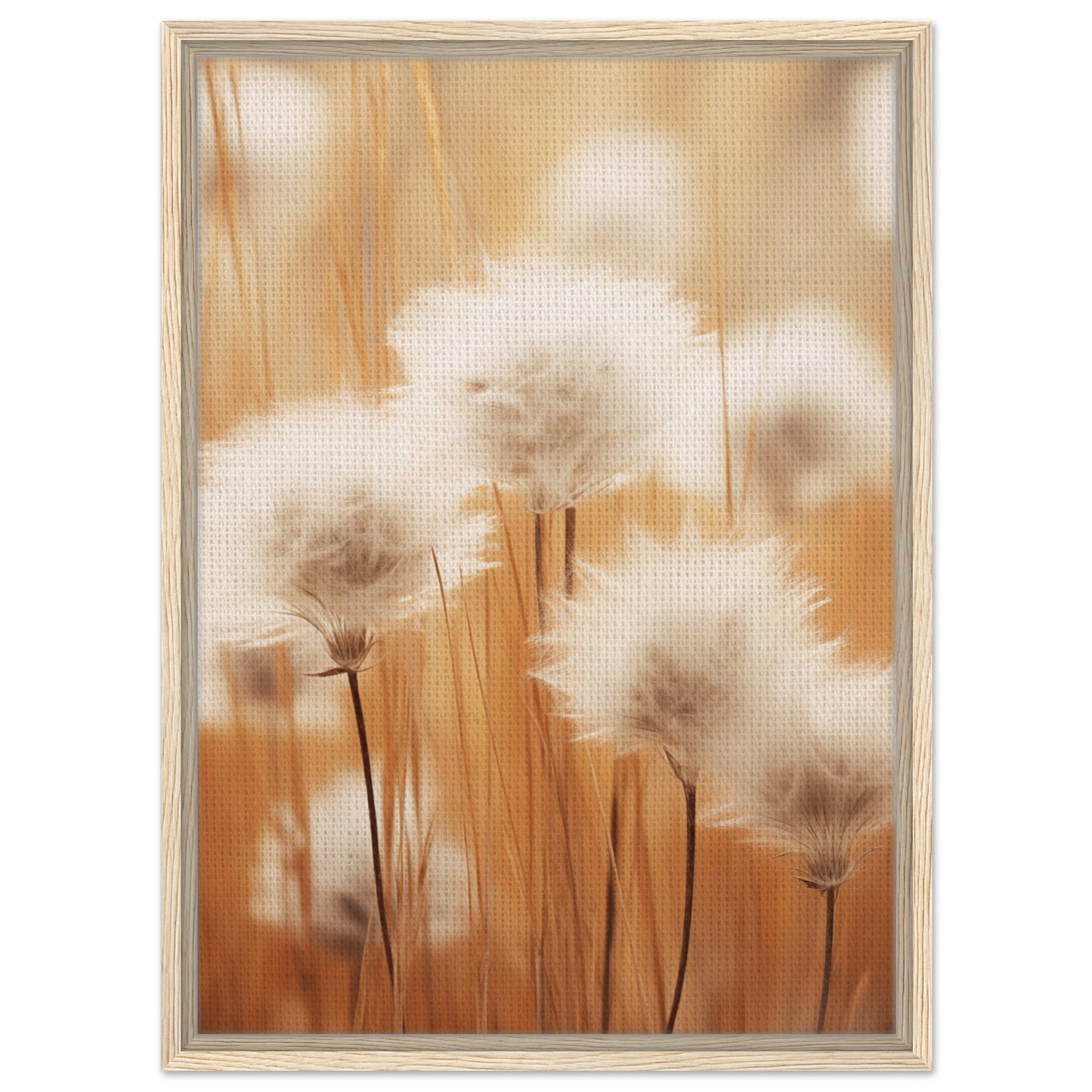 Cotton Calm | Gerahmte Leinwand Holzrahmen 50x70 cm - Pixara