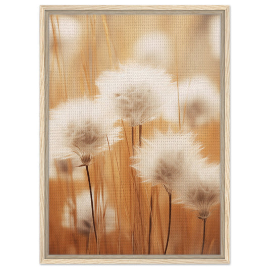 Cotton Calm | Gerahmte Leinwand Holzrahmen 50x70 cm - Pixara
