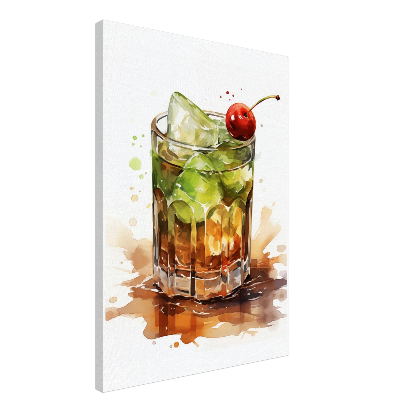 Cocktailkunst Leinwand 50x70 cm - Pixara