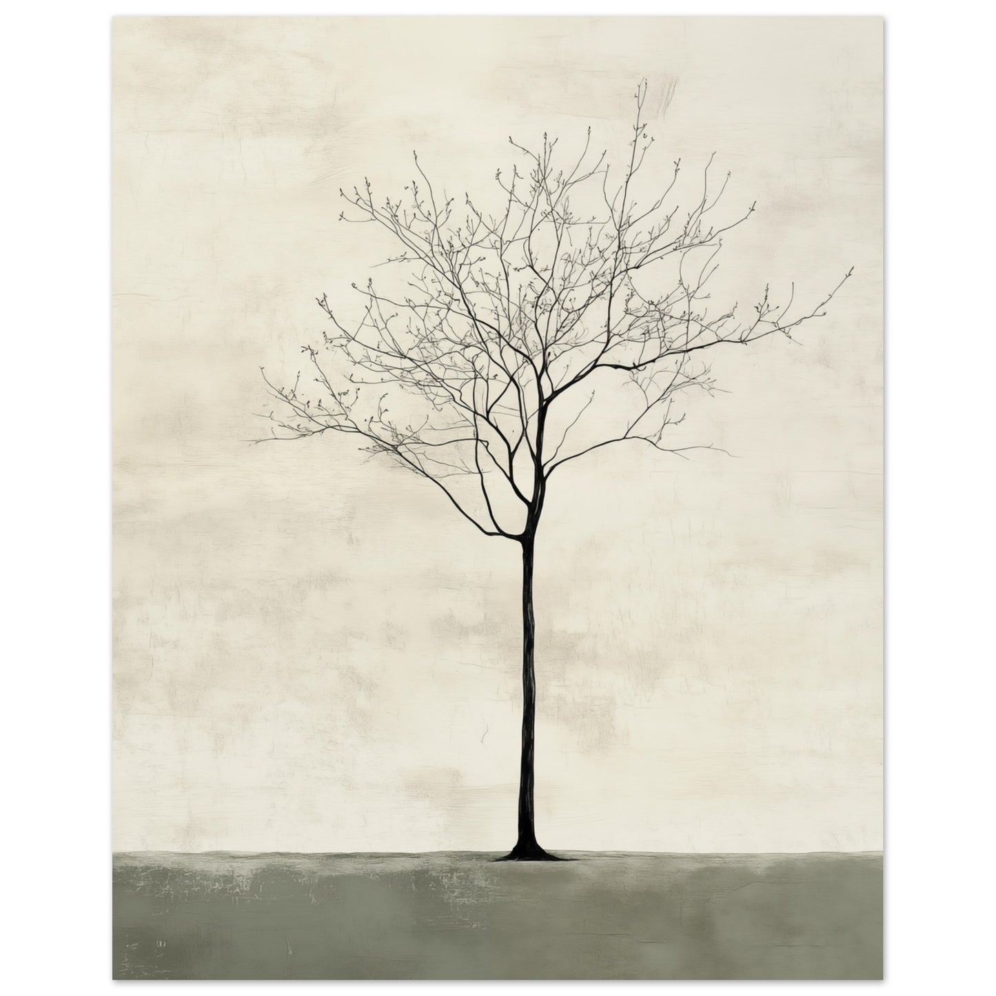 Einsamer Baum Poster 40x50 cm - Pixara