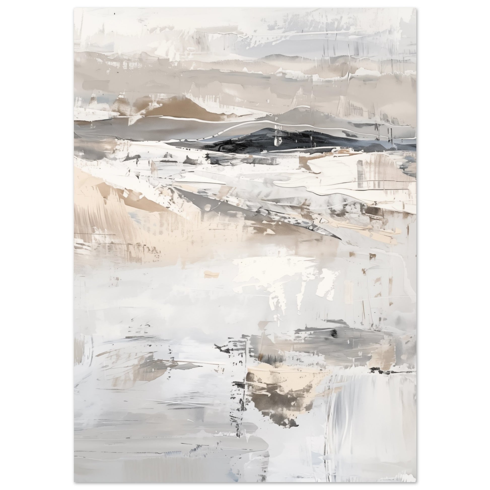 Winterhorizont Poster 13x18 cm - Pixara
