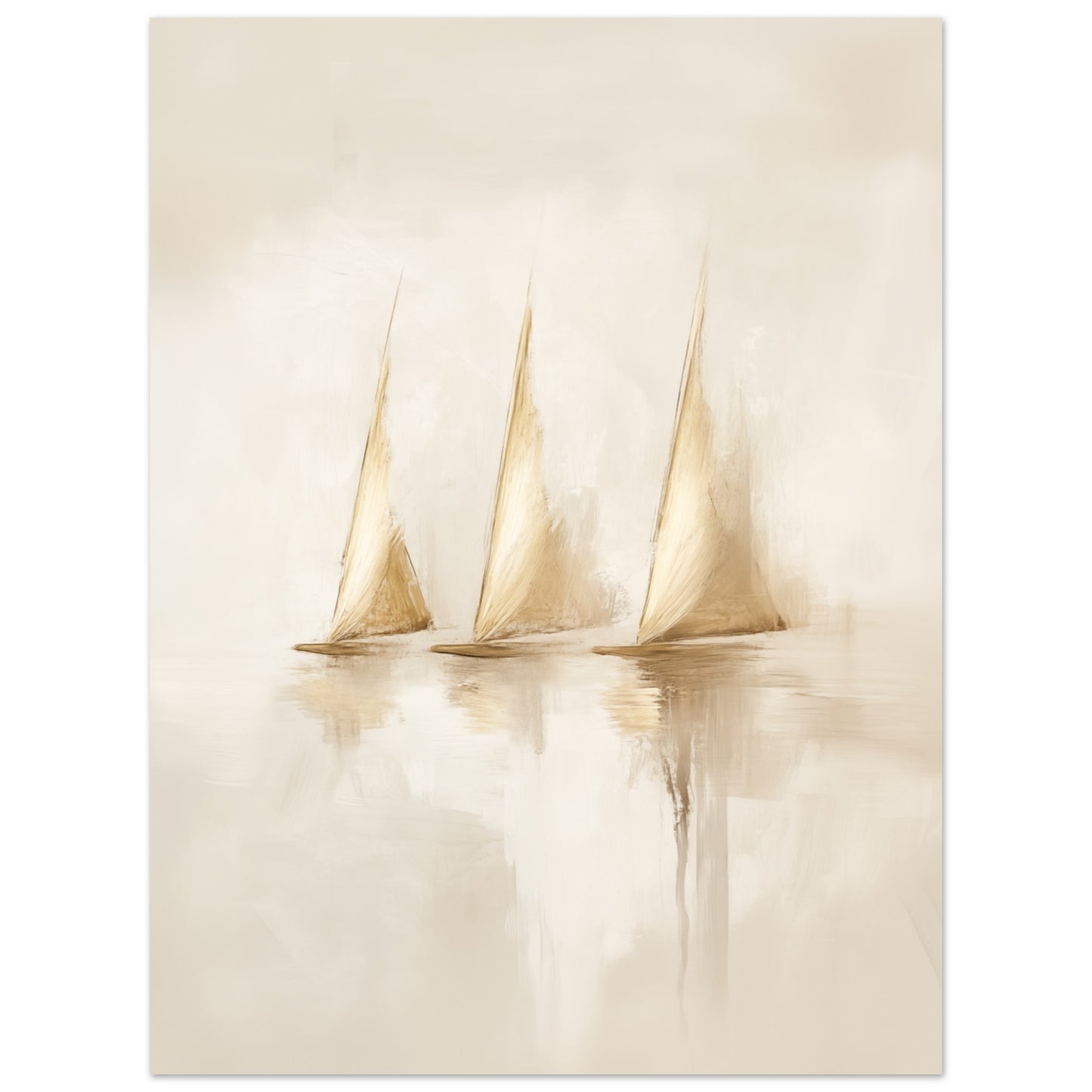 Ruhige Segel Poster 30x40 cm - Pixara