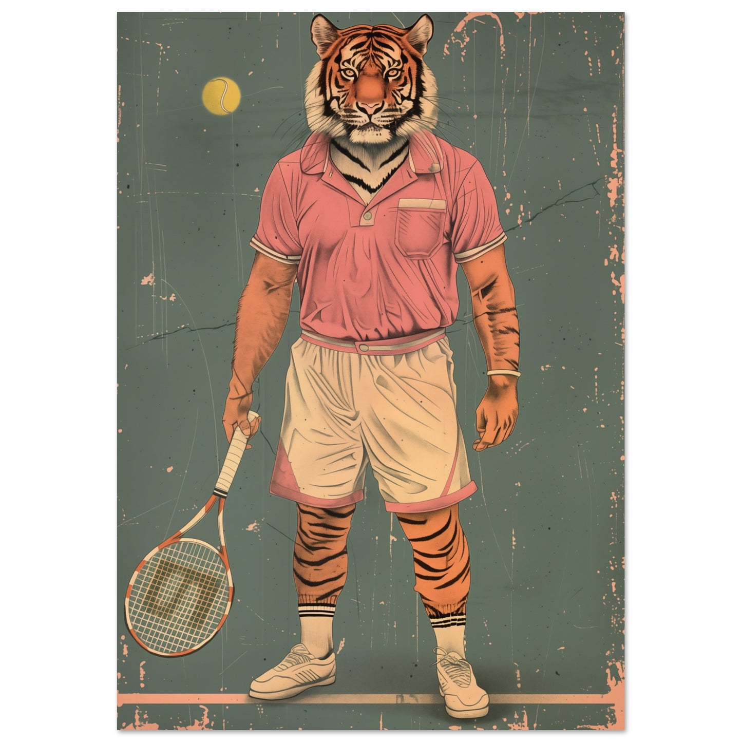 Tennis Champion A4 21x29.7 cm - Pixara