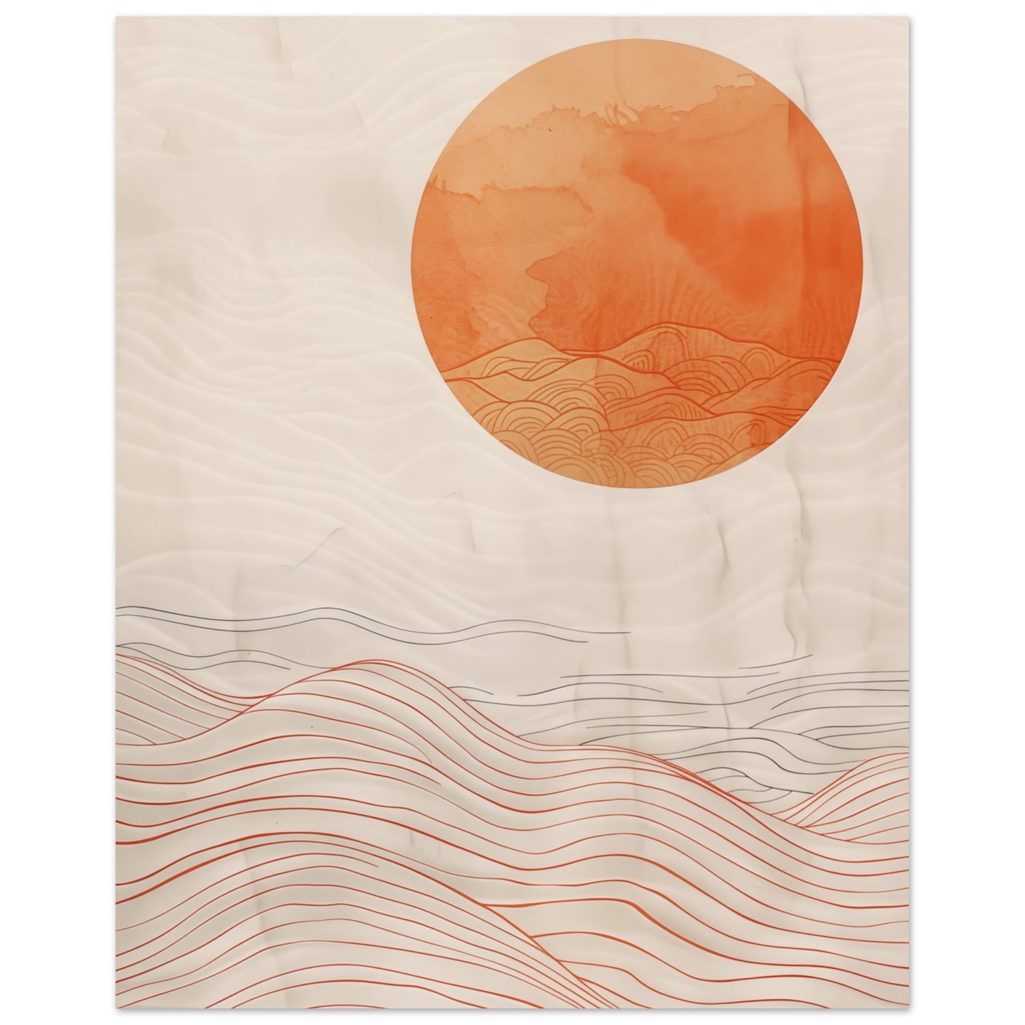 Sonne am Meer 20x25 cm - Pixara