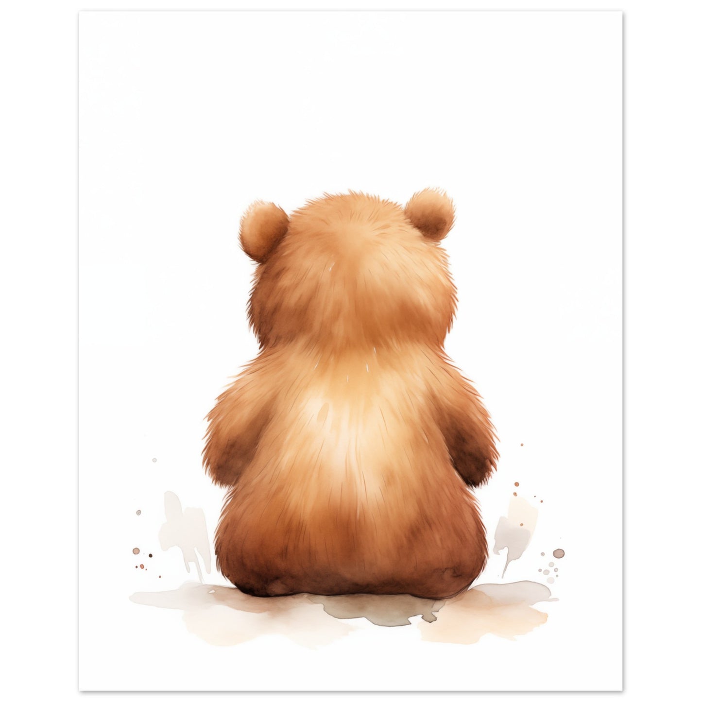 "Cubby", der Schmusebär Poster 20x25 cm - Pixara