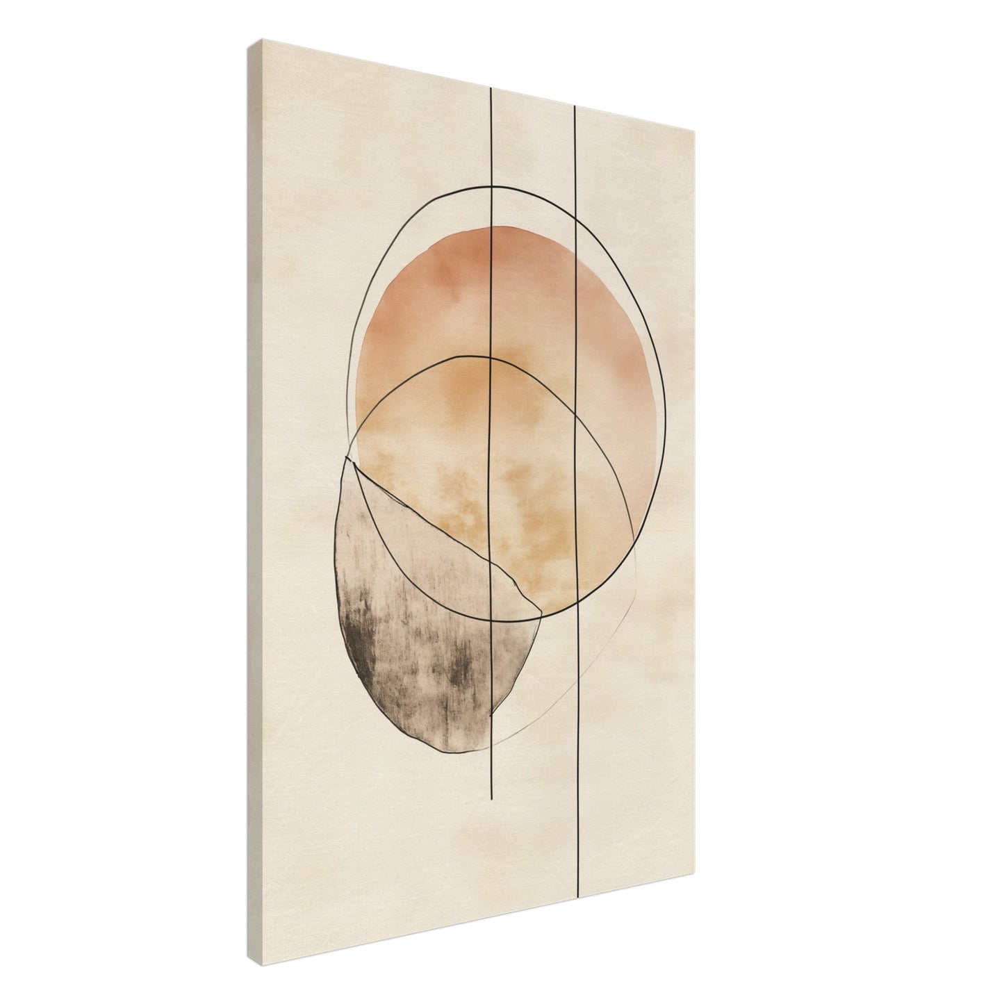 Harmonie der Linien Leinwand 60x90 cm - Pixara