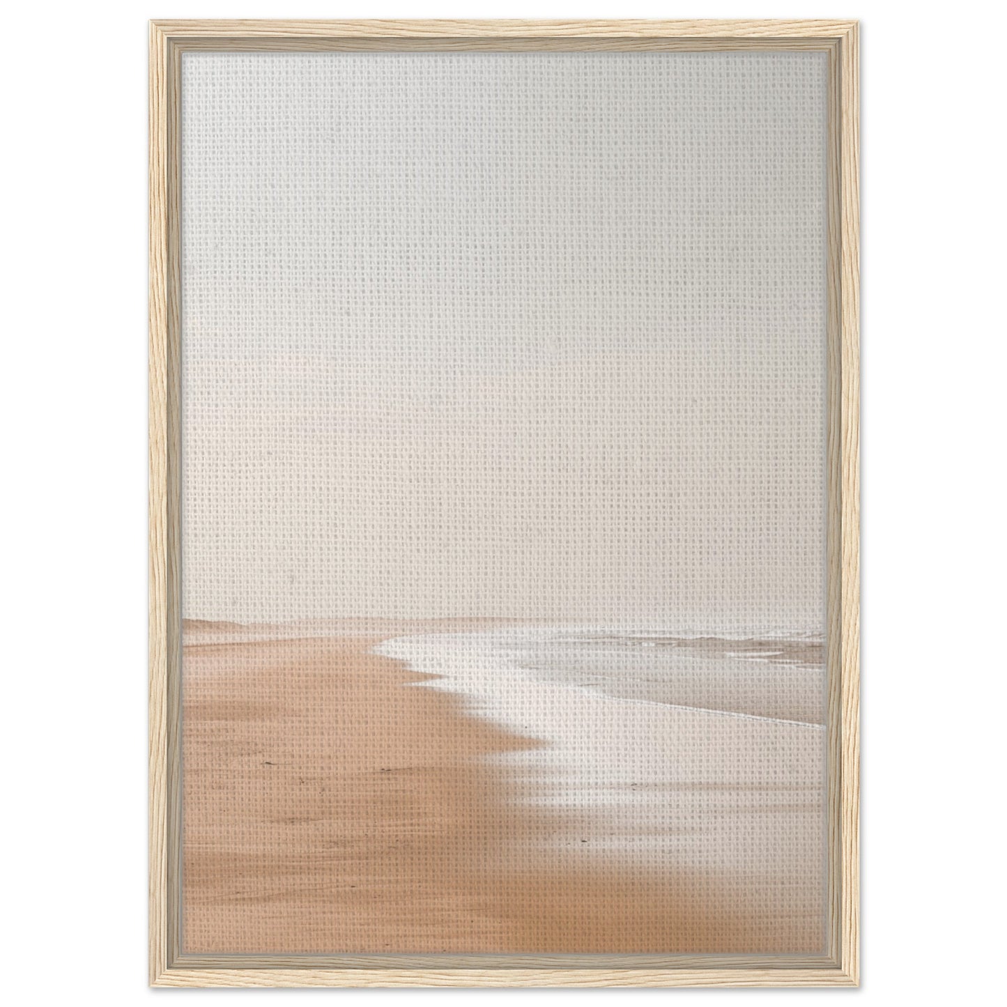 Serenity by the Sea | Gerahmte Leinwand Holzrahmen 50x70 cm - Pixara
