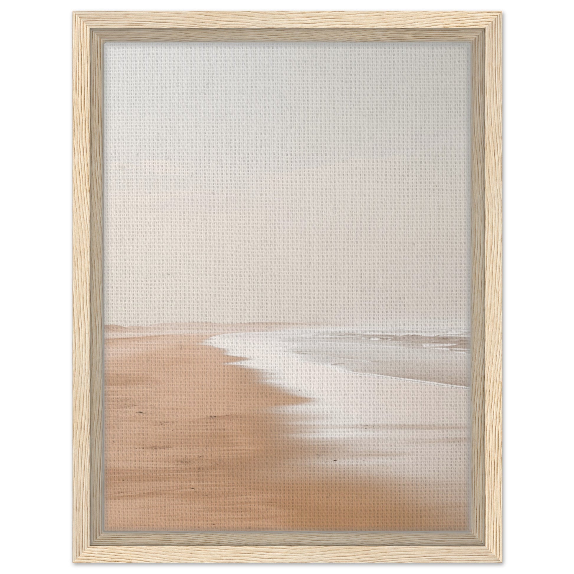 Serenity by the Sea | Gerahmte Leinwand Holzrahmen 30x40 cm - Pixara