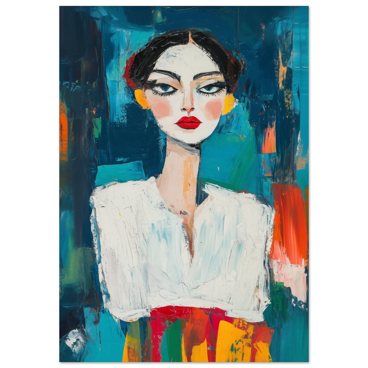 Ausdrucksstarke Eleganz Poster 70x100 cm - Pixara