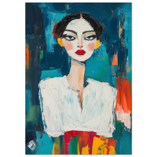 Ausdrucksstarke Eleganz Poster 70x100 cm - Pixara