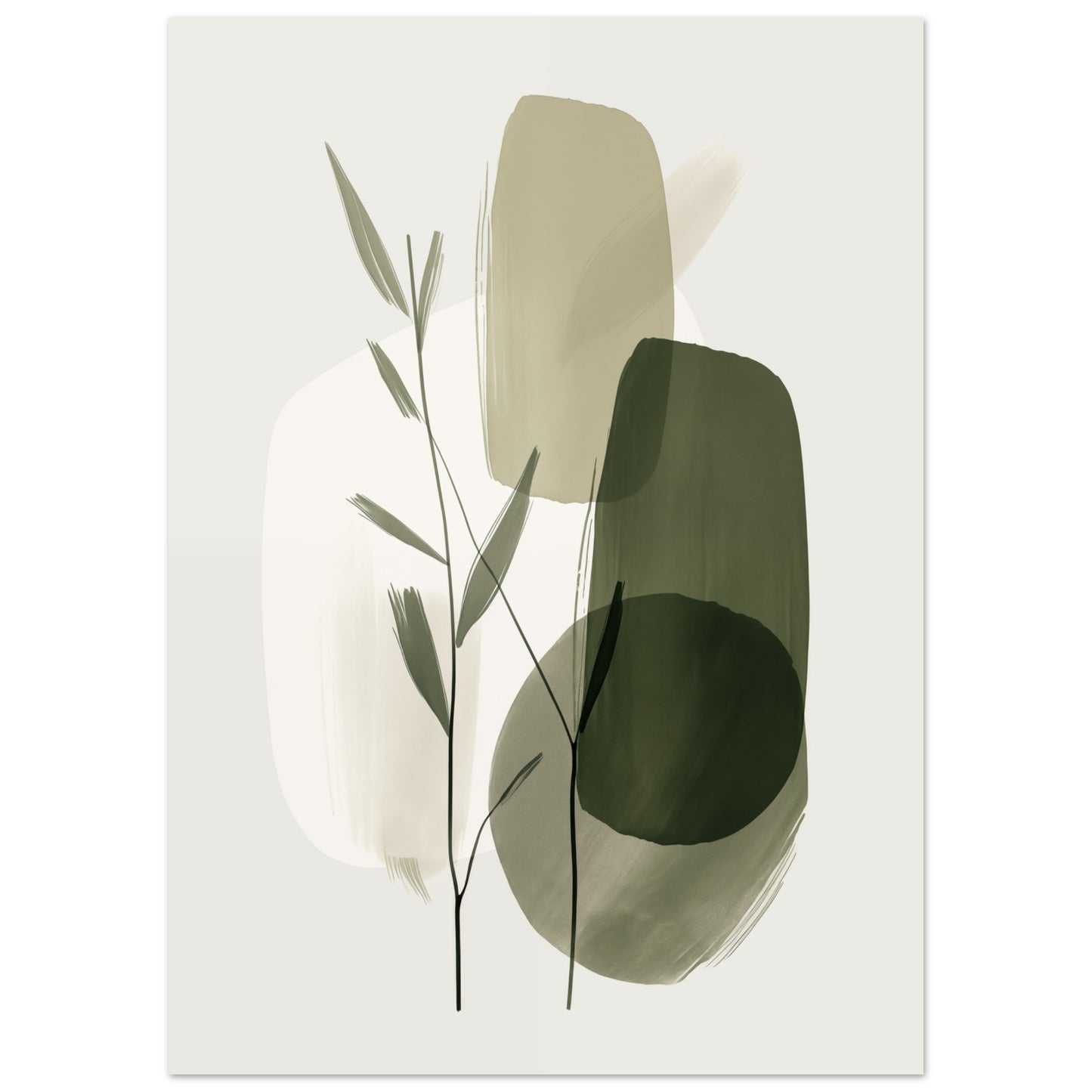 Harmonie des Wachstums Premium Poster auf mattem Papier 50x70 cm 20x28″ - Pixara