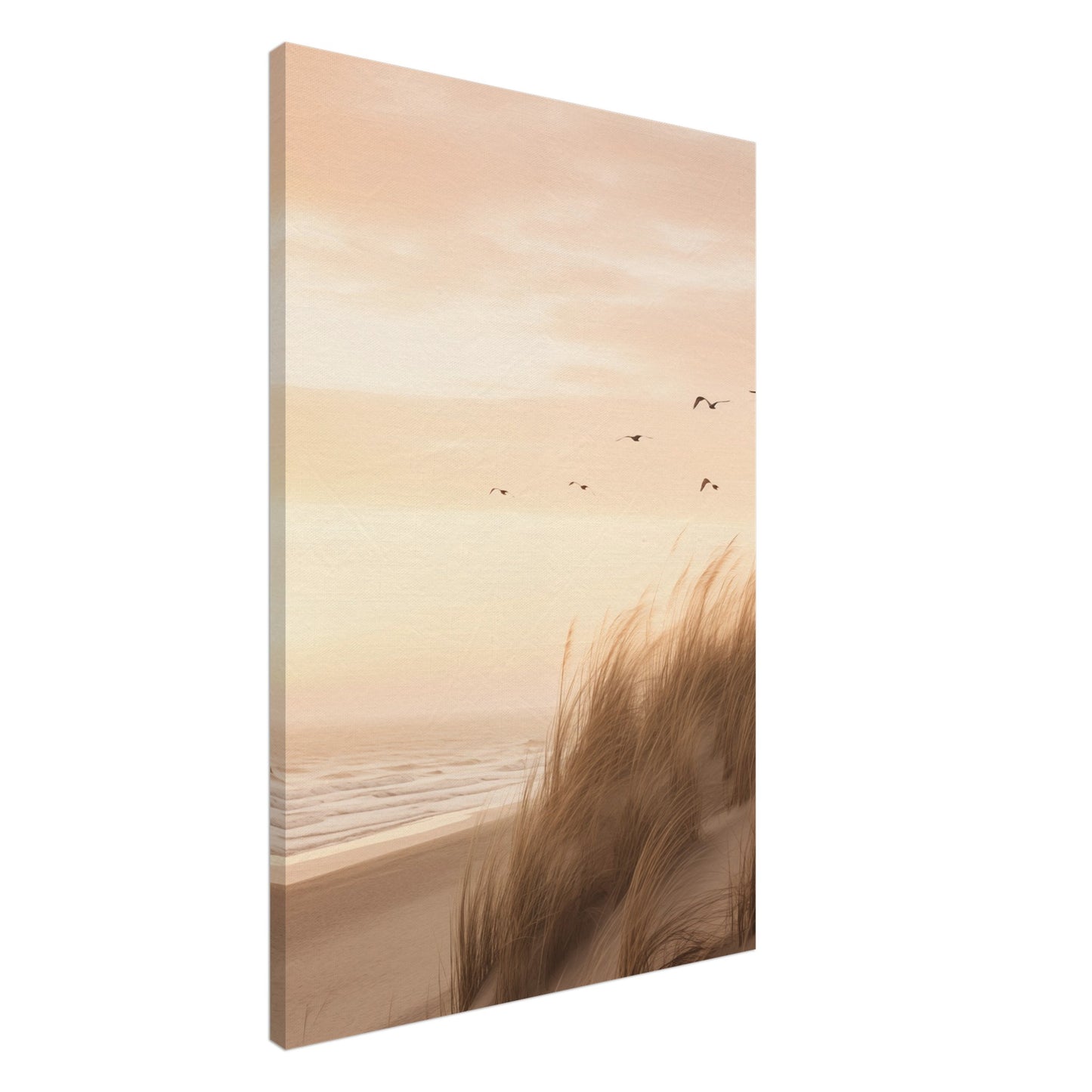 Flug in den Dämmerhimmel Leinwand 60x90 cm - Pixara
