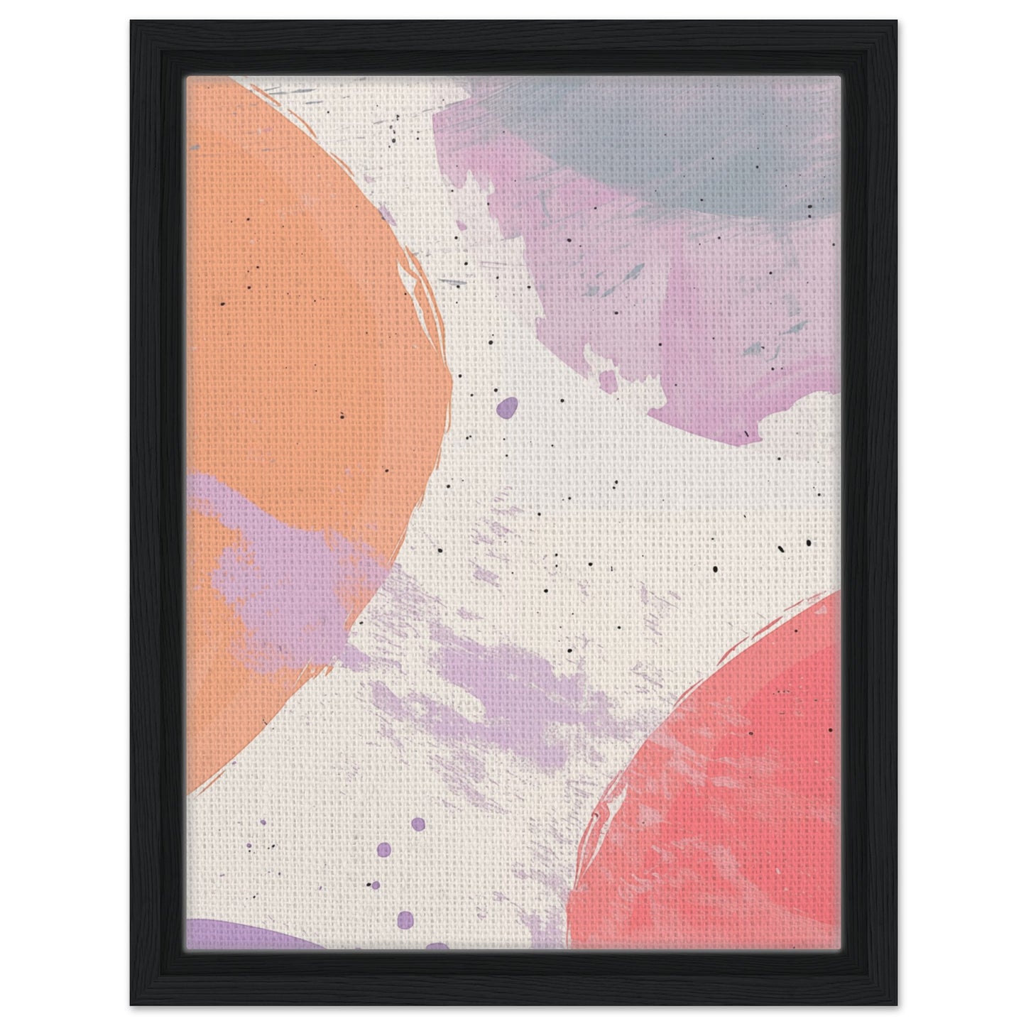Pastell Traum | Gerahmte Leinwand Schwarzer Rahmen 30x40 cm - Pixara