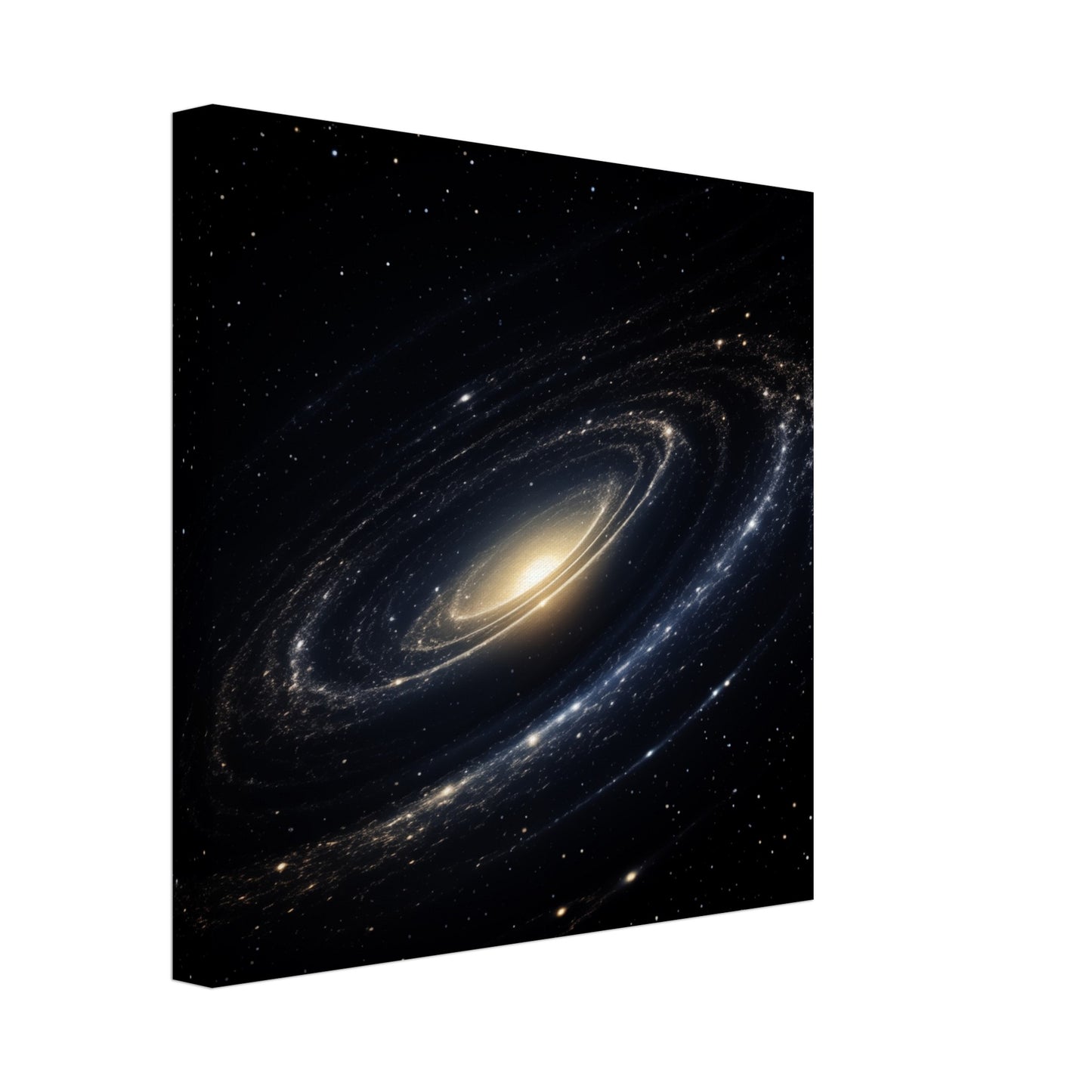 Galaktische Spirale Leinwand 30x30 cm - Pixara