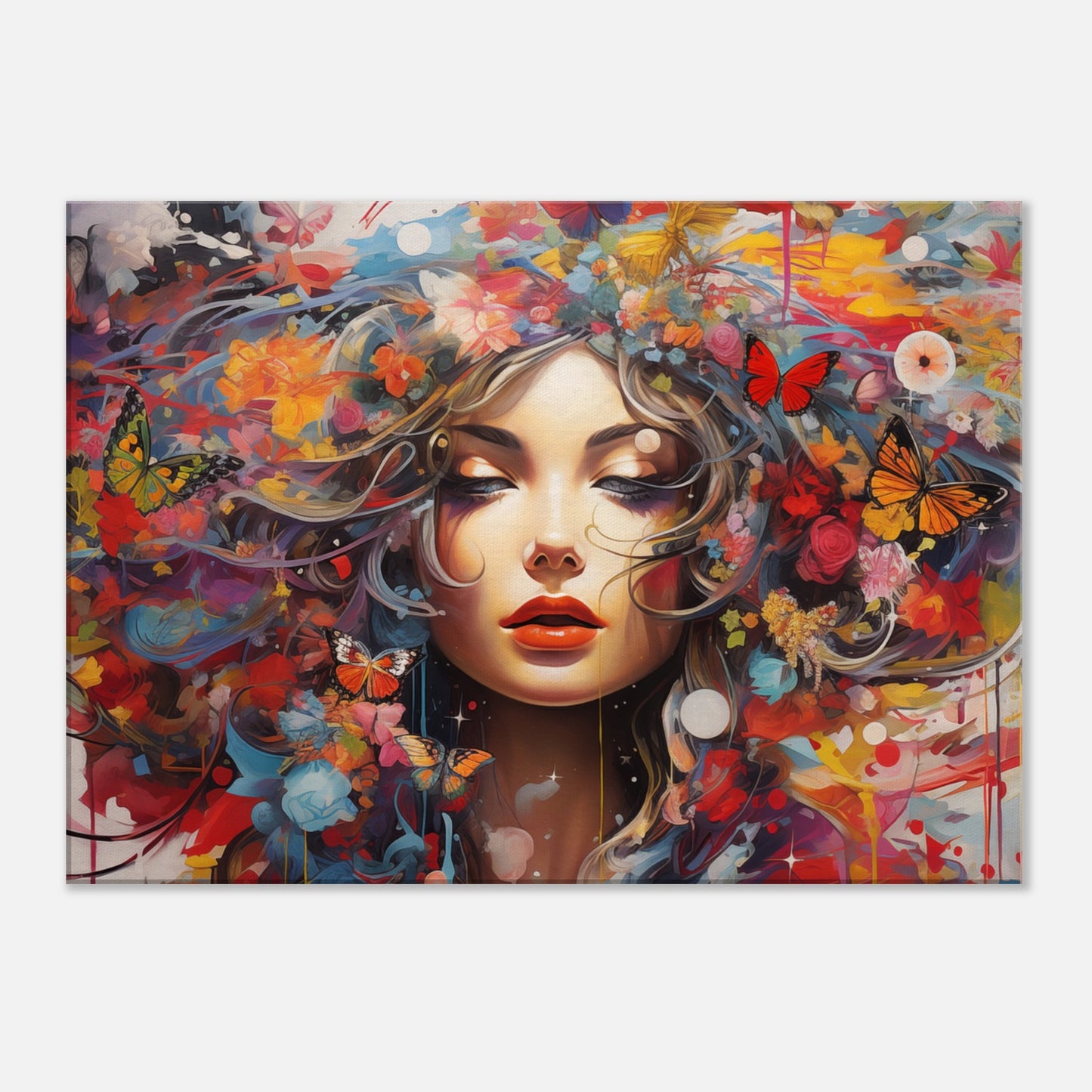 Traumfängerin Leinwand 50x70 cm - Pixara