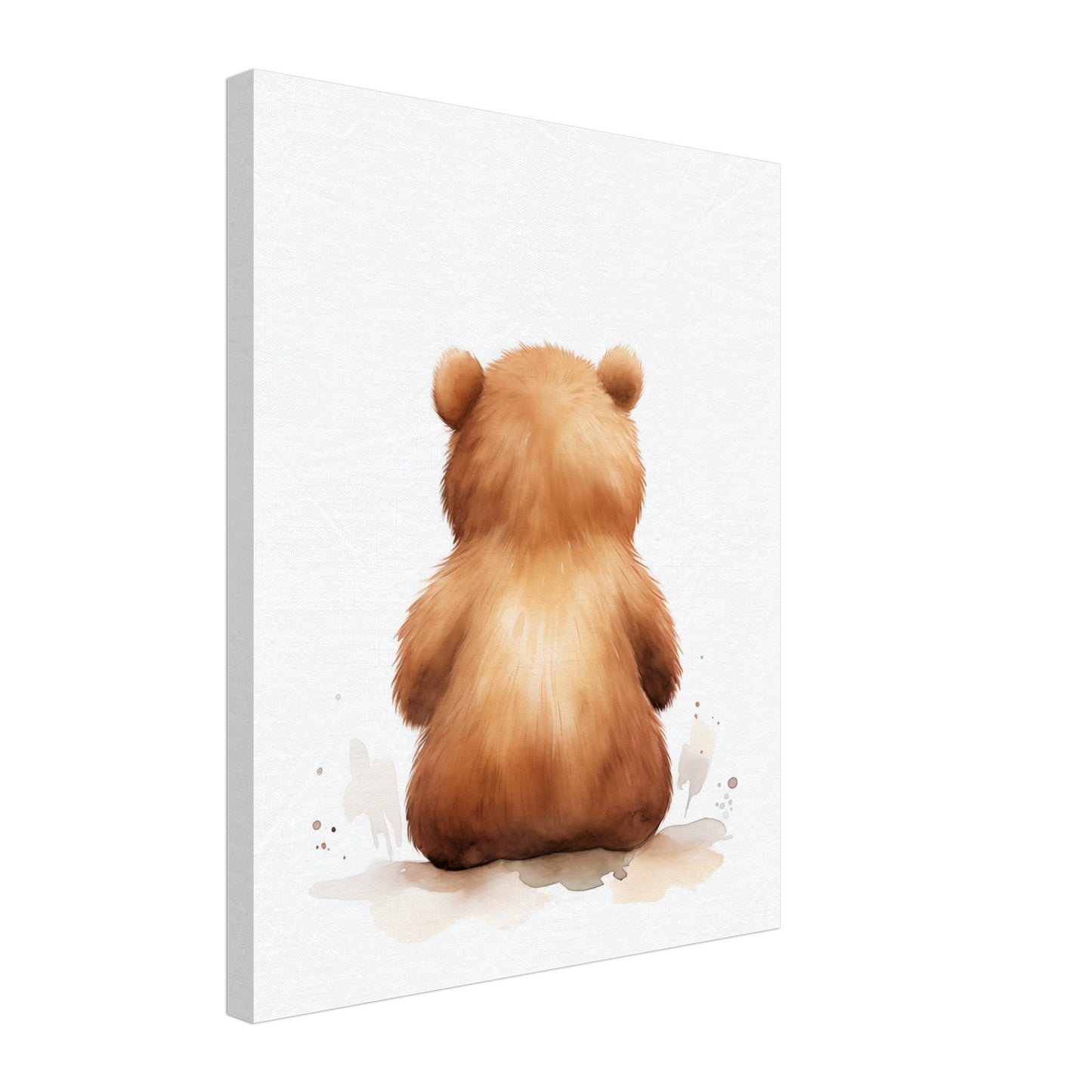 "Cubby", der Schmusebär Leinwand 40x50 cm - Pixara