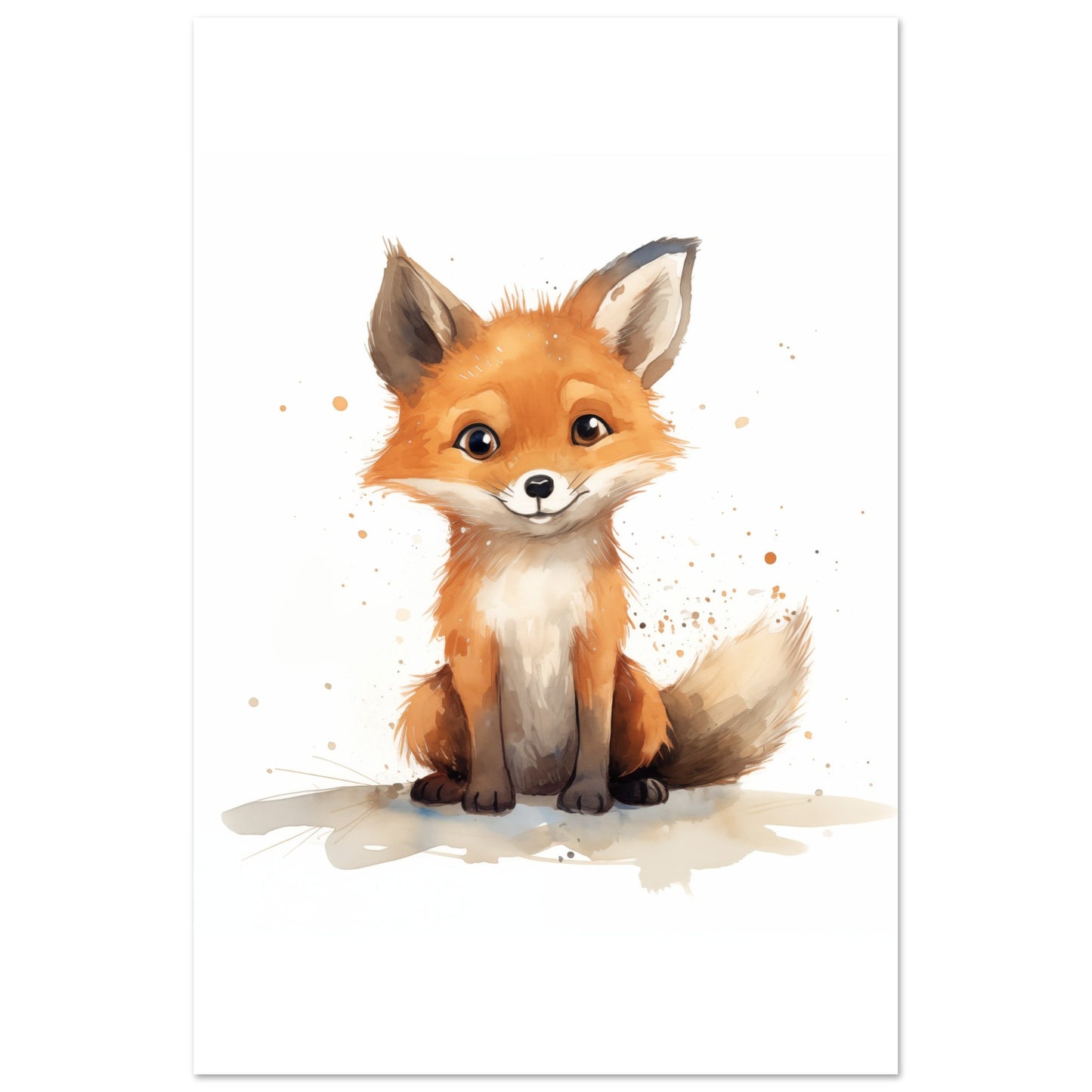 "Felix" der freche Fuchs Poster 60x90 cm - Pixara