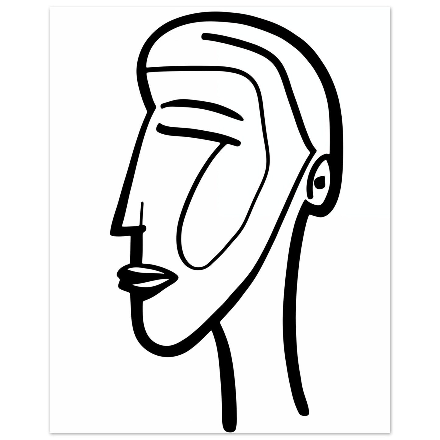 Essenz des Profils Poster 40x50 cm - Pixara