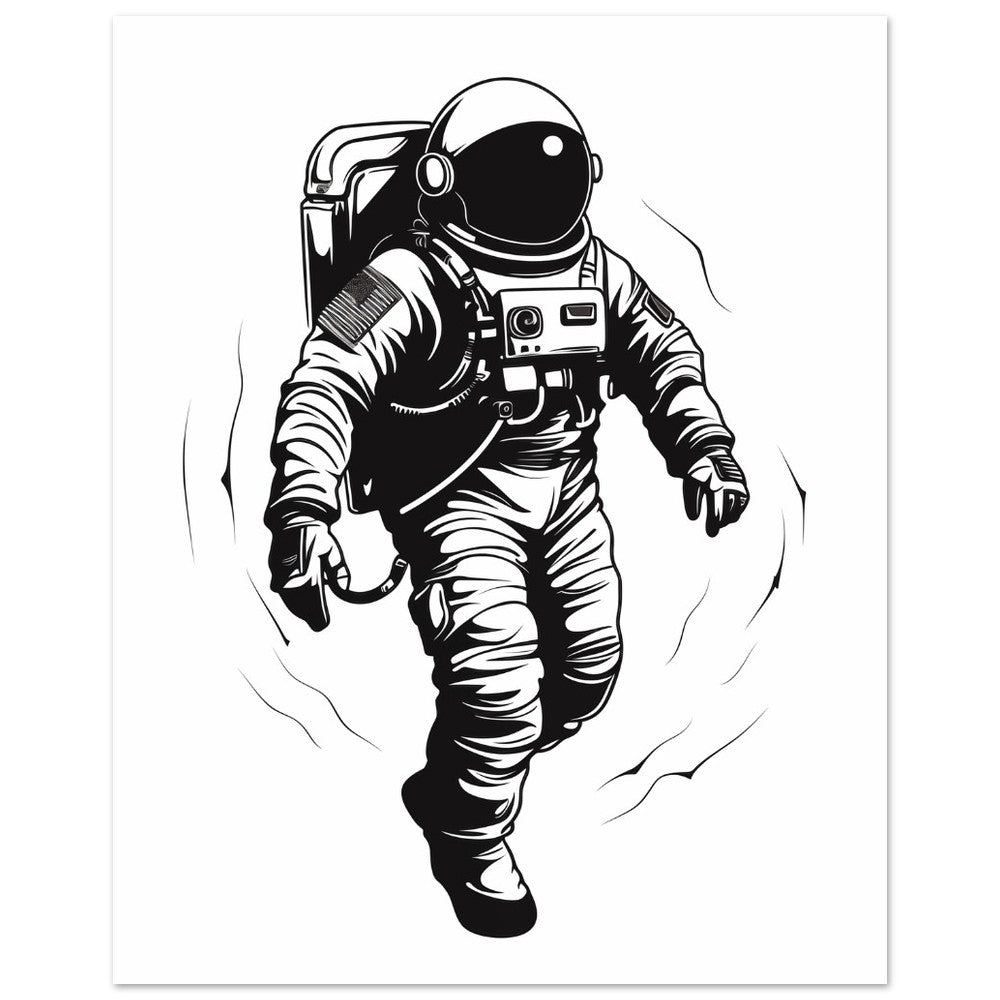Schwerelos Poster 20x25 cm - Pixara