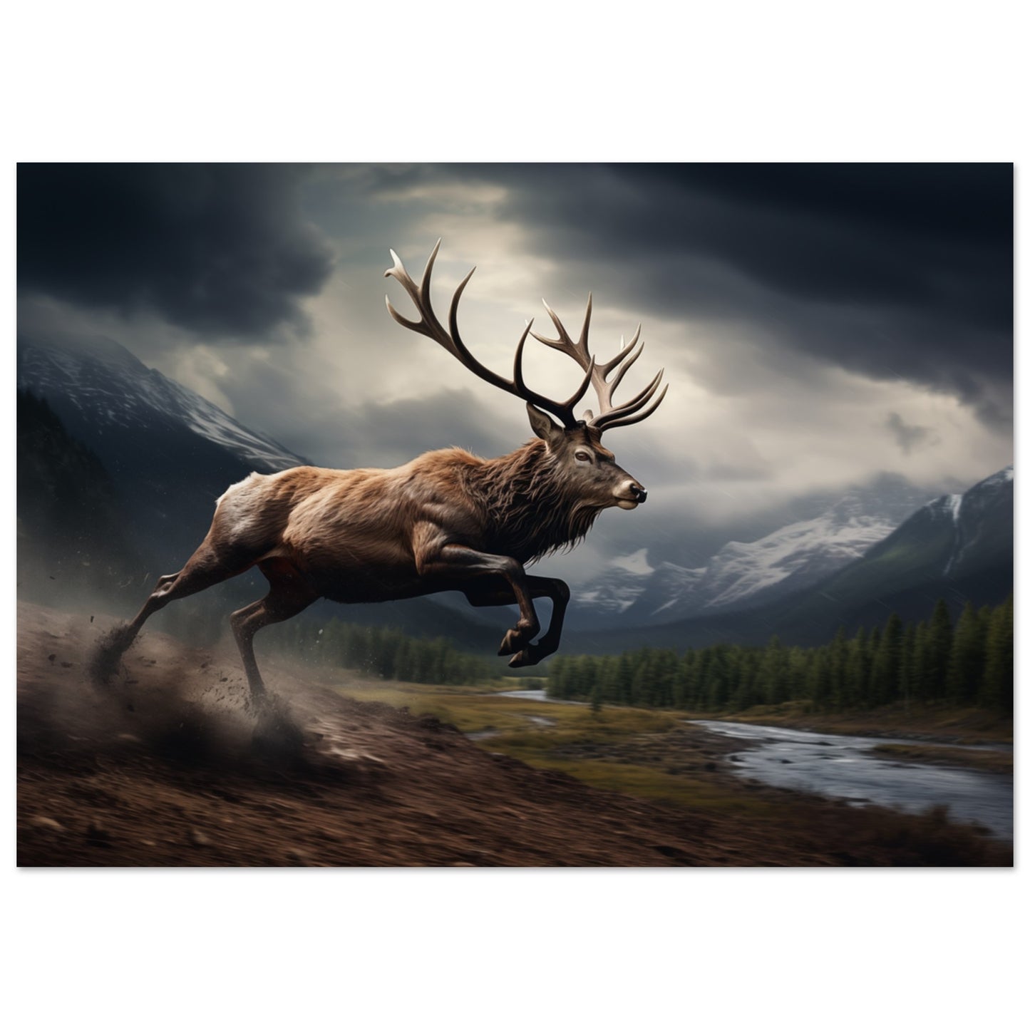 Eilender Monarch Poster A4 21x29.7 cm - Pixara
