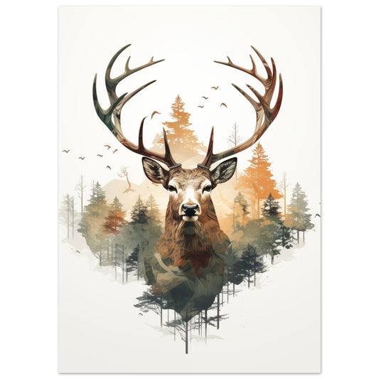 Waldkönig Poster 50x70 cm - Pixara