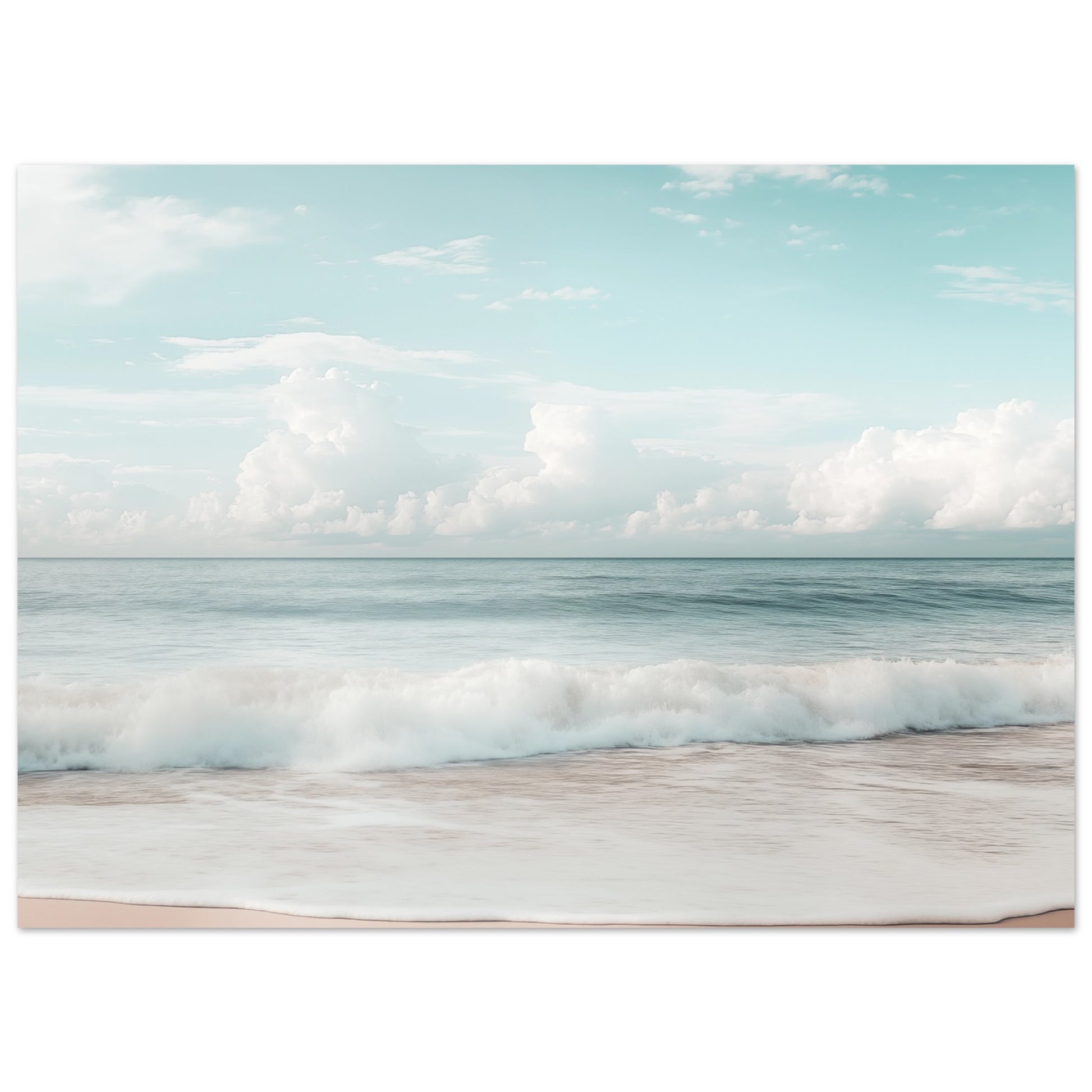 Sanfte Wellen am Strand 13x18 cm - Pixara