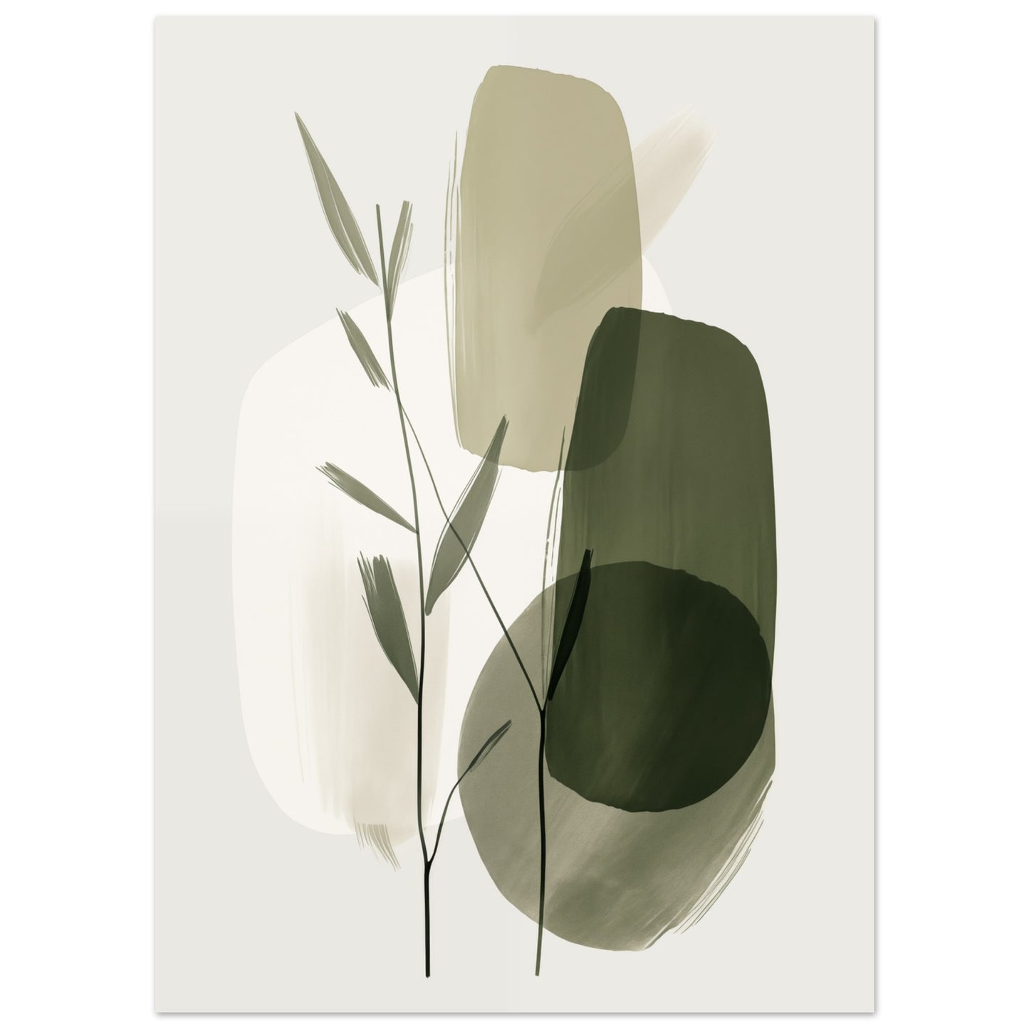 Harmonie des Wachstums Premium Poster auf mattem Papier 13x18 cm 5x7″ - Pixara