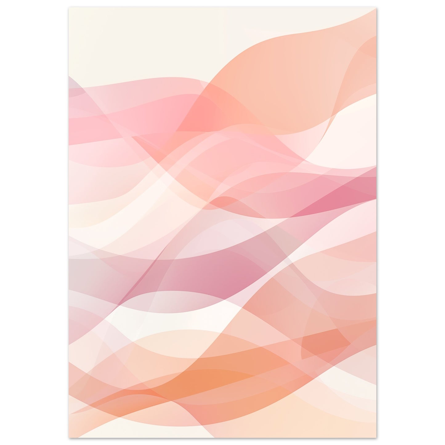 Harmonie in Wellen Poster 50x70 cm - Pixara