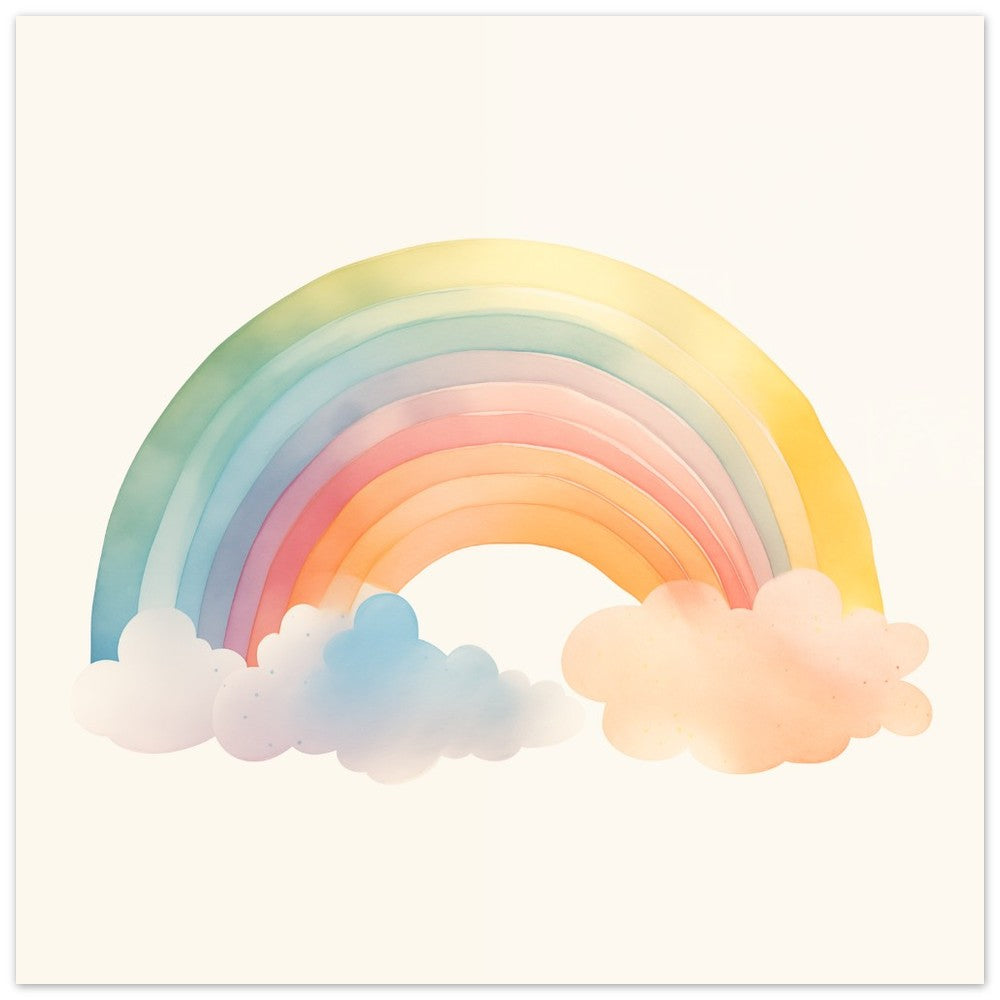 Remy's Regenbogen Poster 25x25 cm - Pixara