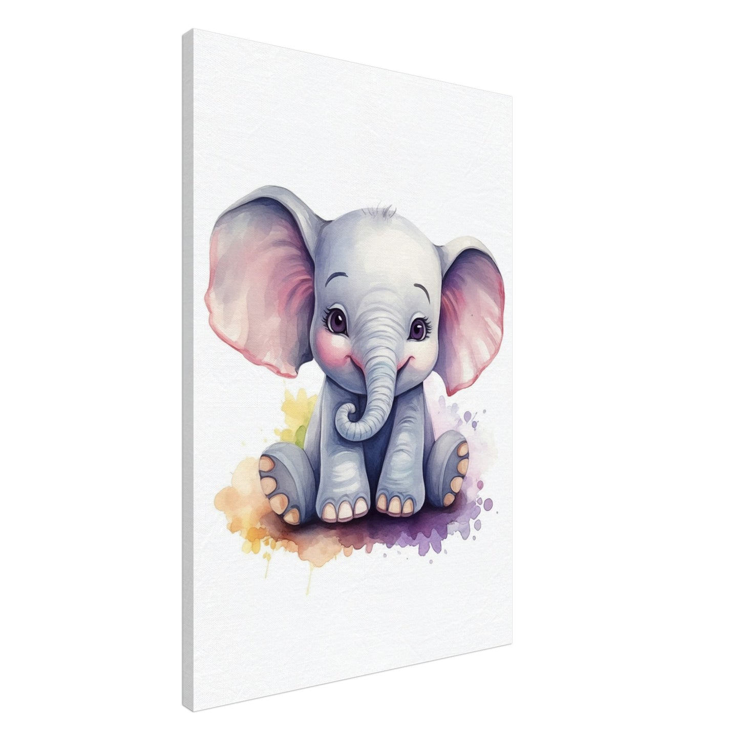 Elefant "Ellie" Leinwand 60x90 cm - Pixara