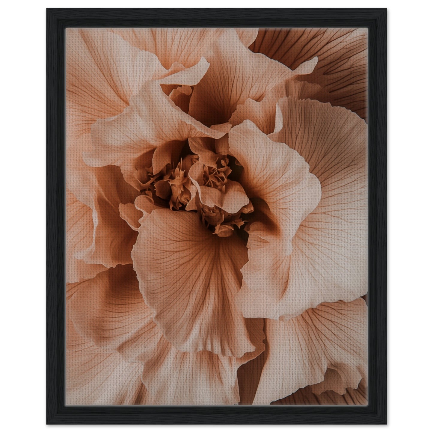 Blütenzauber | Gerahmte Leinwand Schwarzer Rahmen 40x50 cm - Pixara