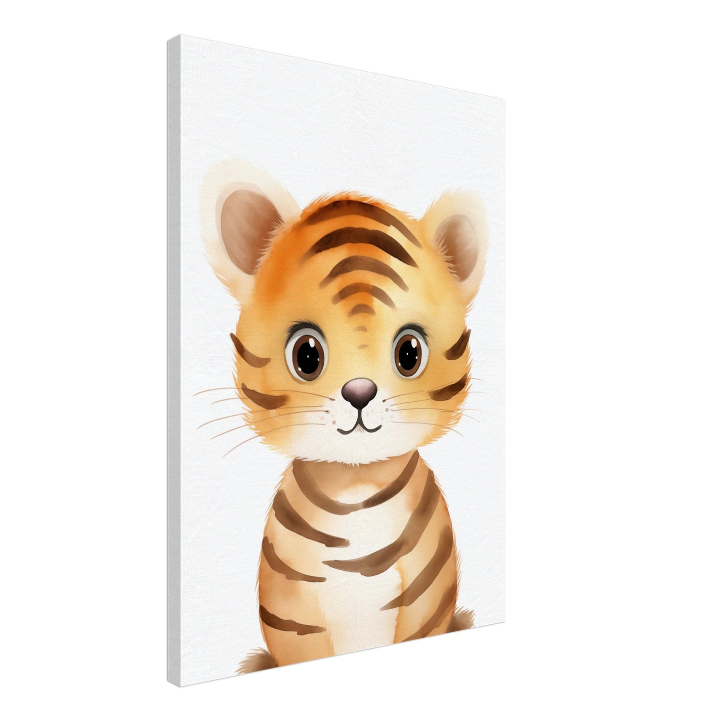 "Tiko", der kleine Tiger Leinwand 50x70 cm - Pixara