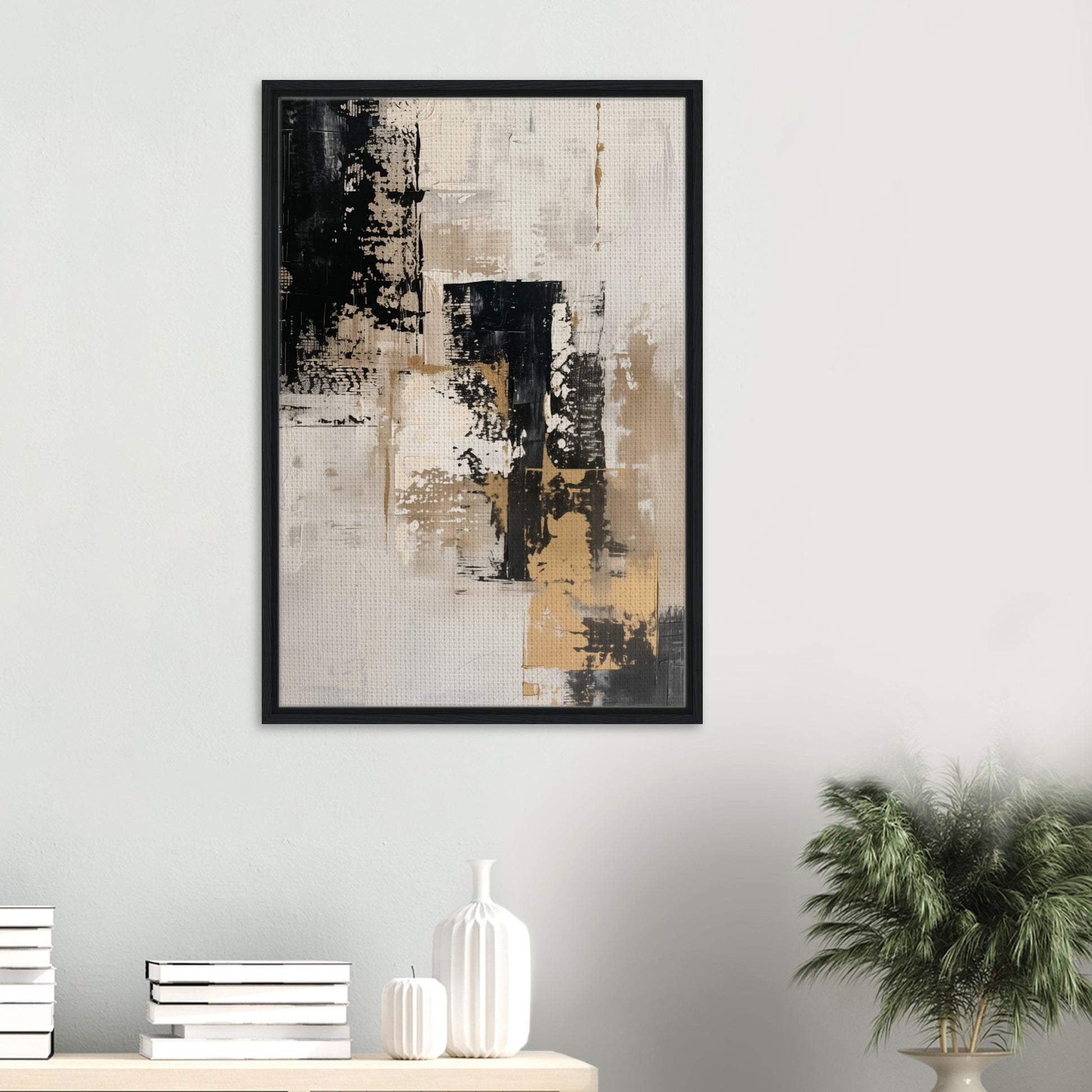 Timeless Elegance | Gerahmte Leinwand - Pixara