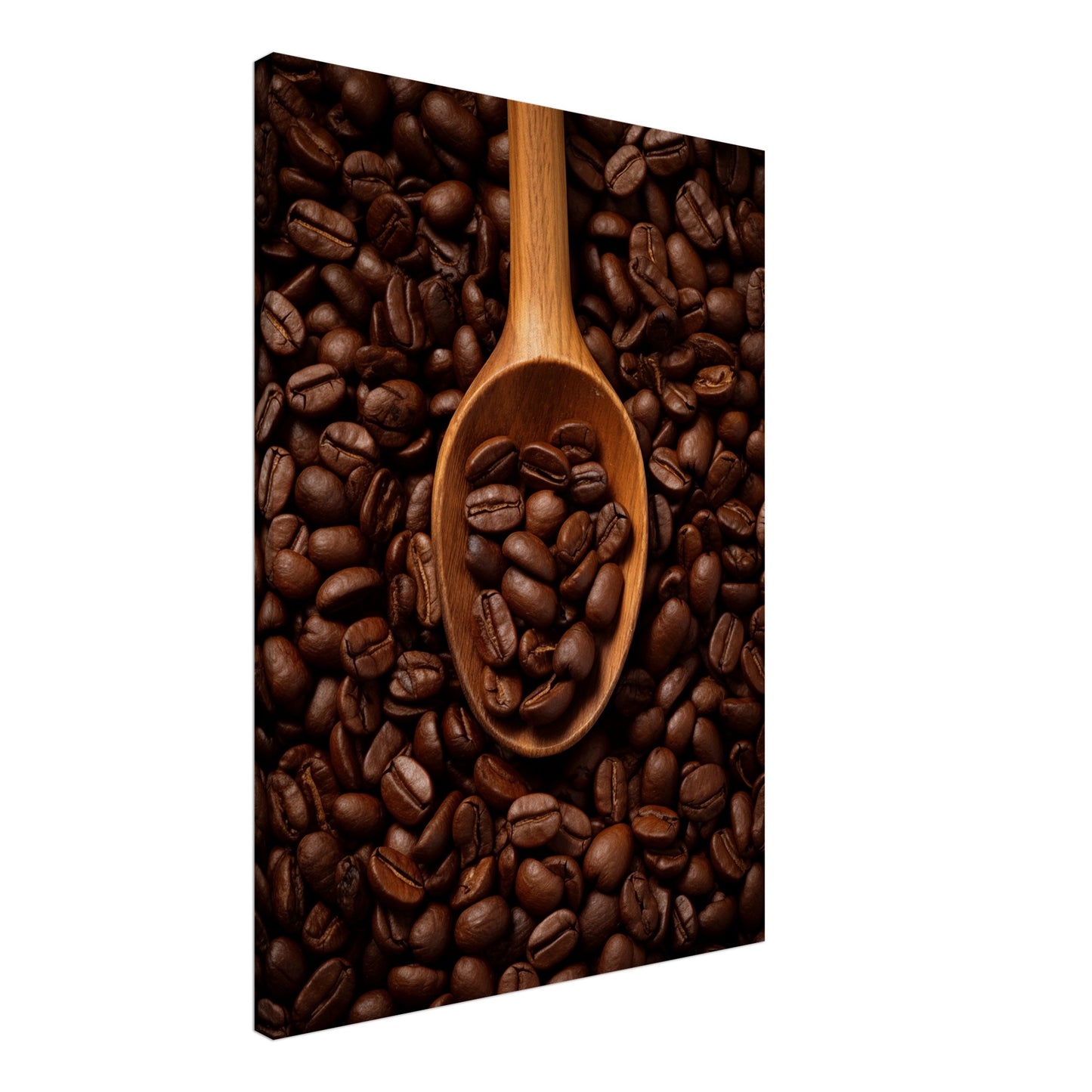 Kaffee-Refugium Leinwand 50x70 cm - Pixara
