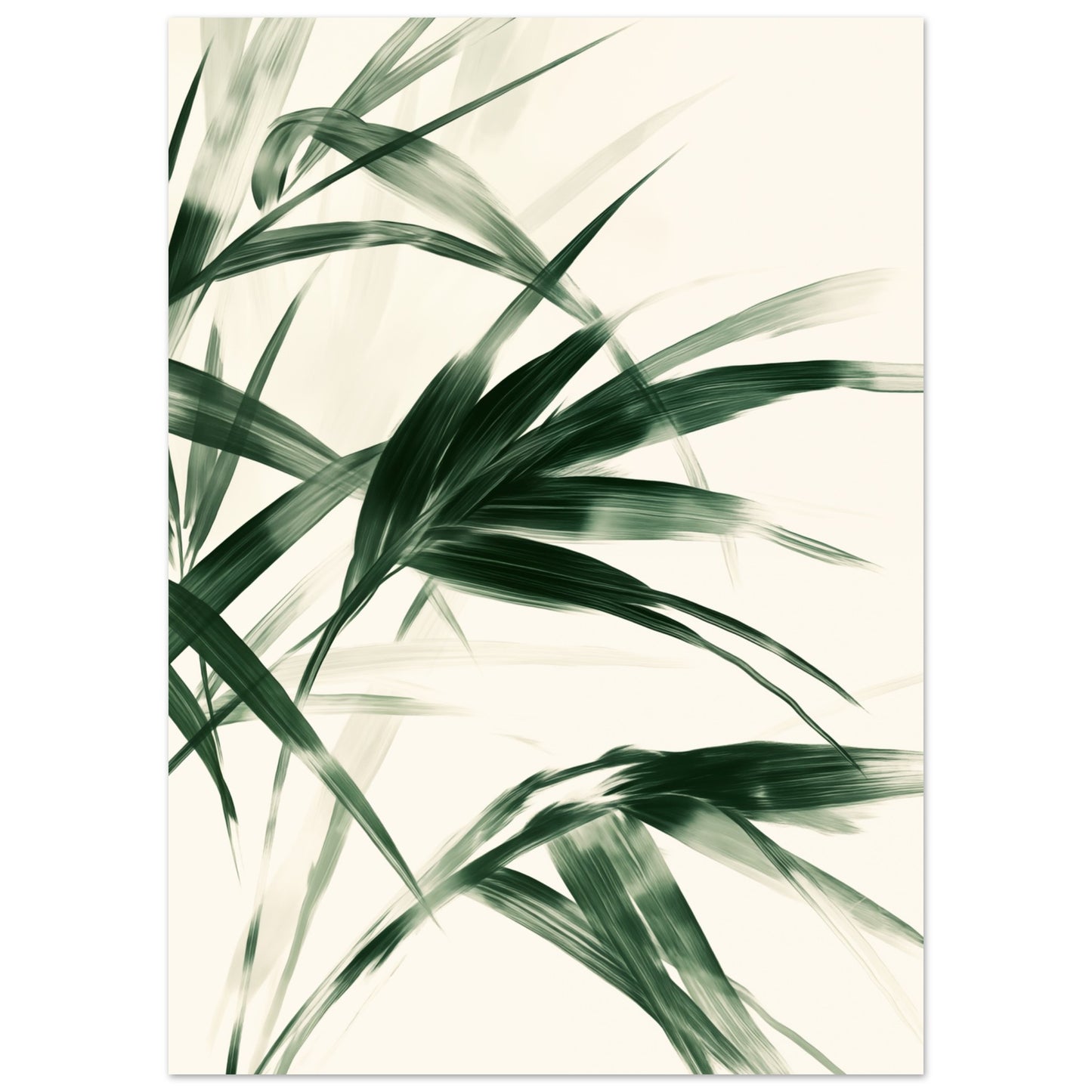 Palm Harmony – Minimalistisches Naturdesign Poster 50x70 cm - Pixara