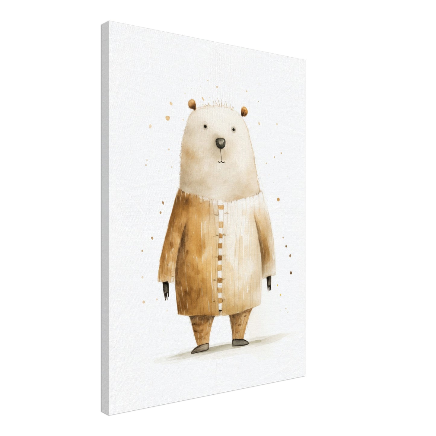 Bär "Bruno" Leinwand 50x70 cm - Pixara
