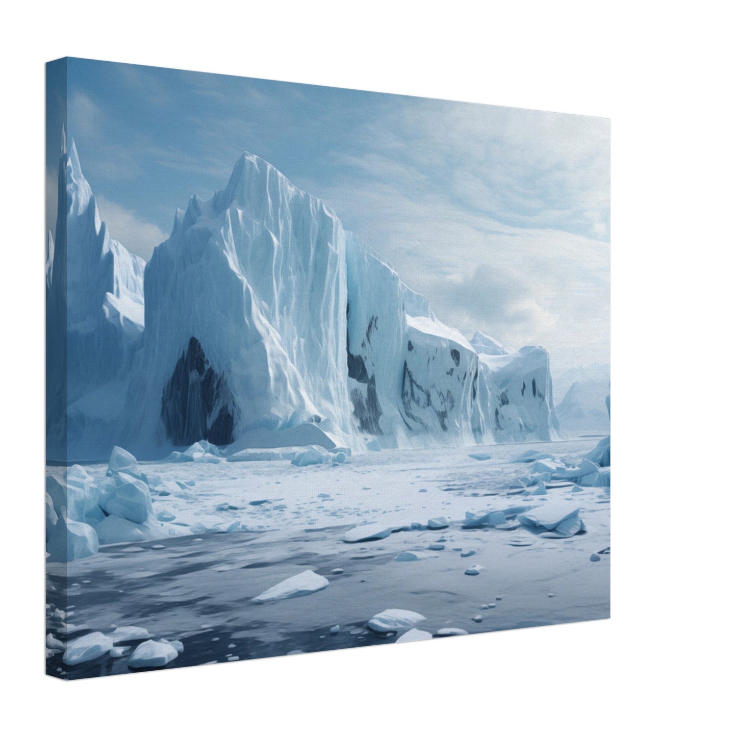 Stille Polarität Leinwand 40x50 cm - Pixara