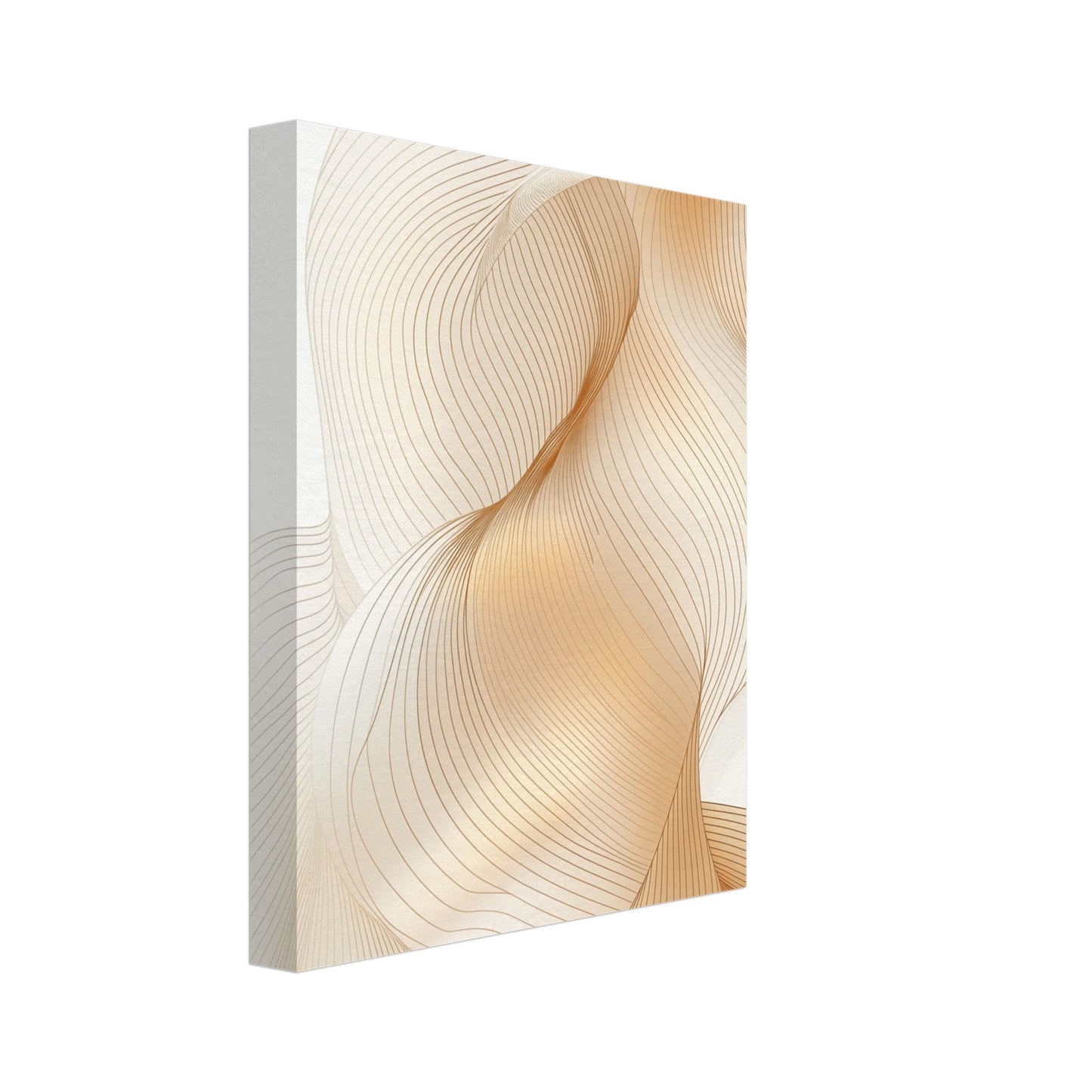 Wellen der Eleganz II Leinwand 20x25 cm - Pixara