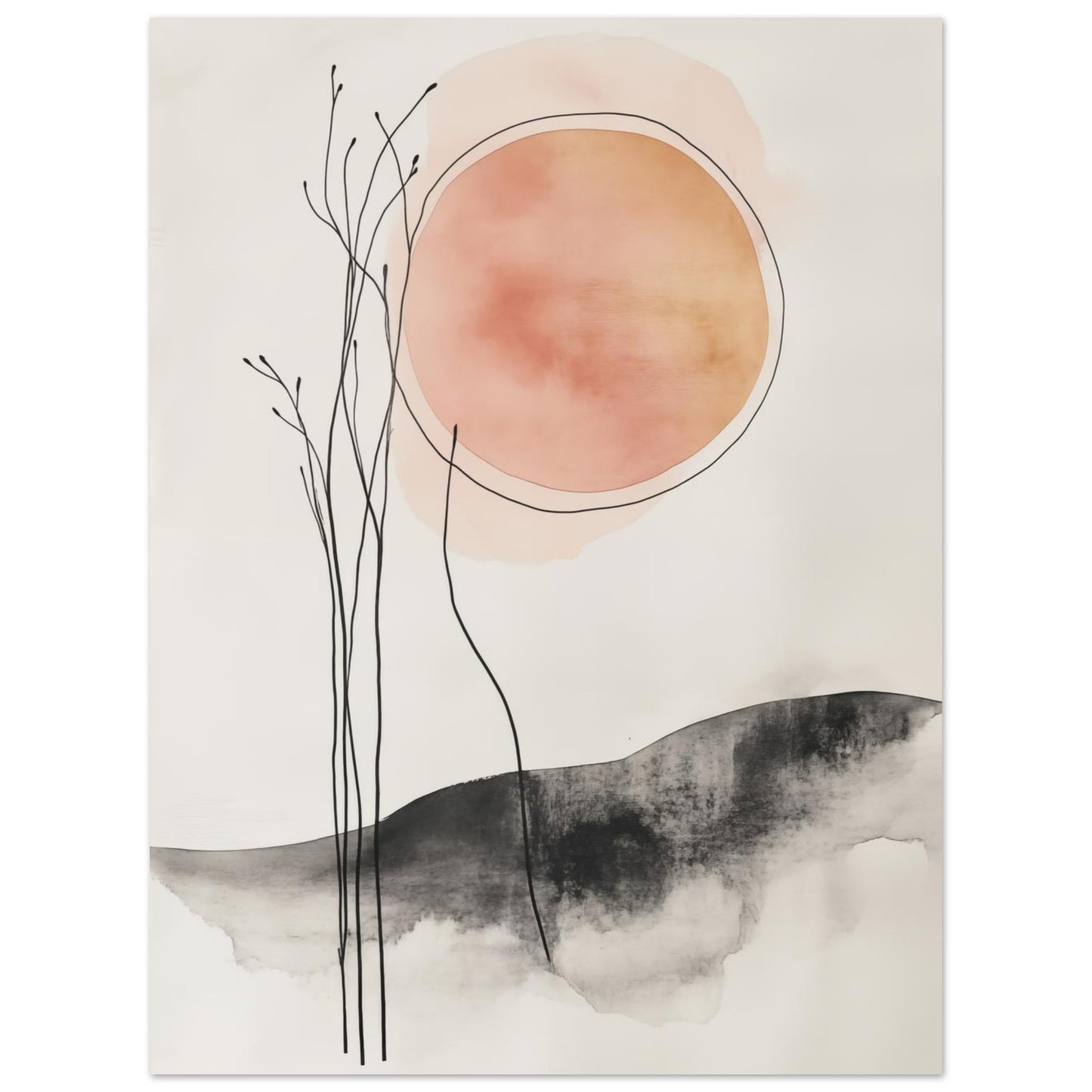 Sonnenaufgang in Stille – Japandi Minimalismus - Pixara