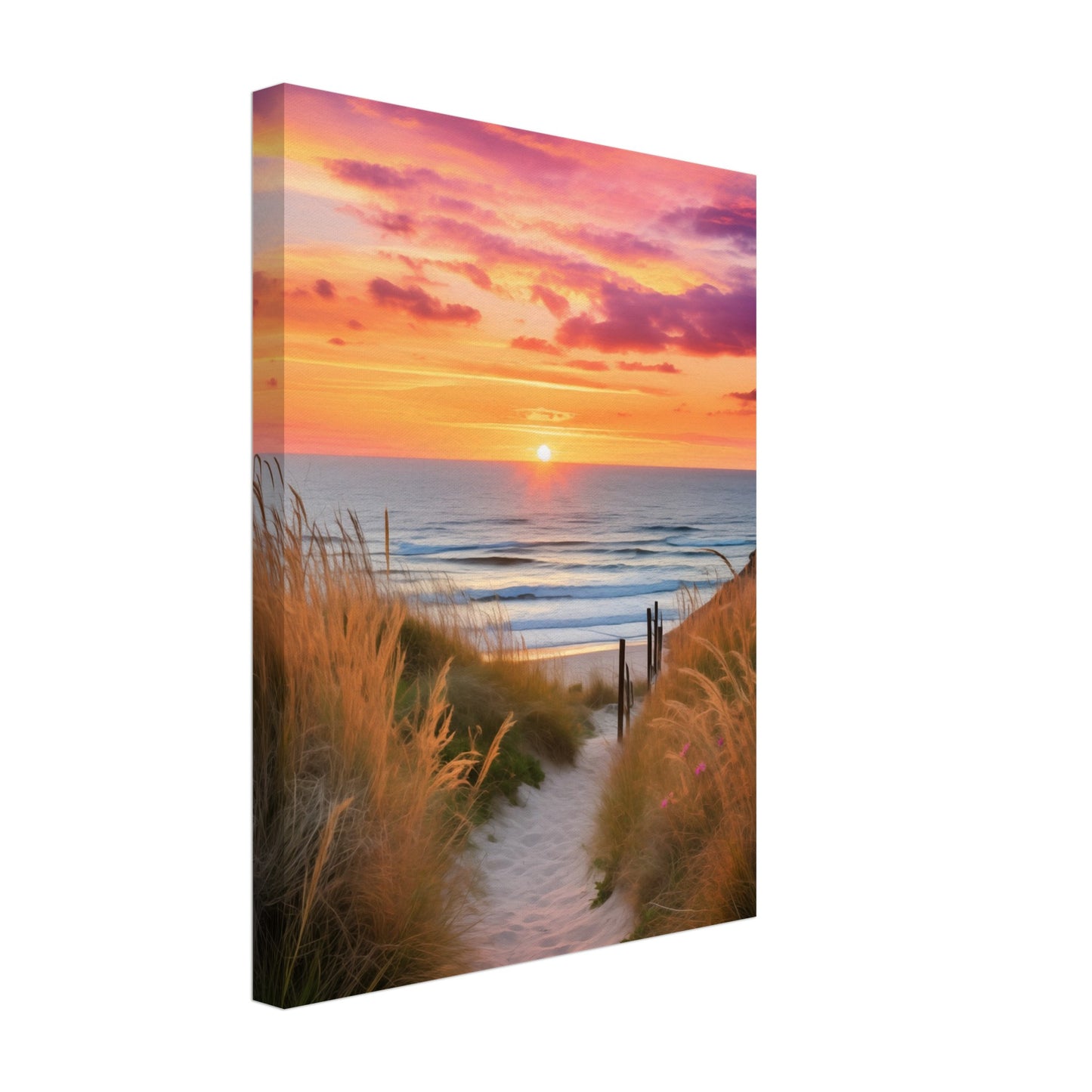 Dünenpfad Leinwand 30x40 cm - Pixara